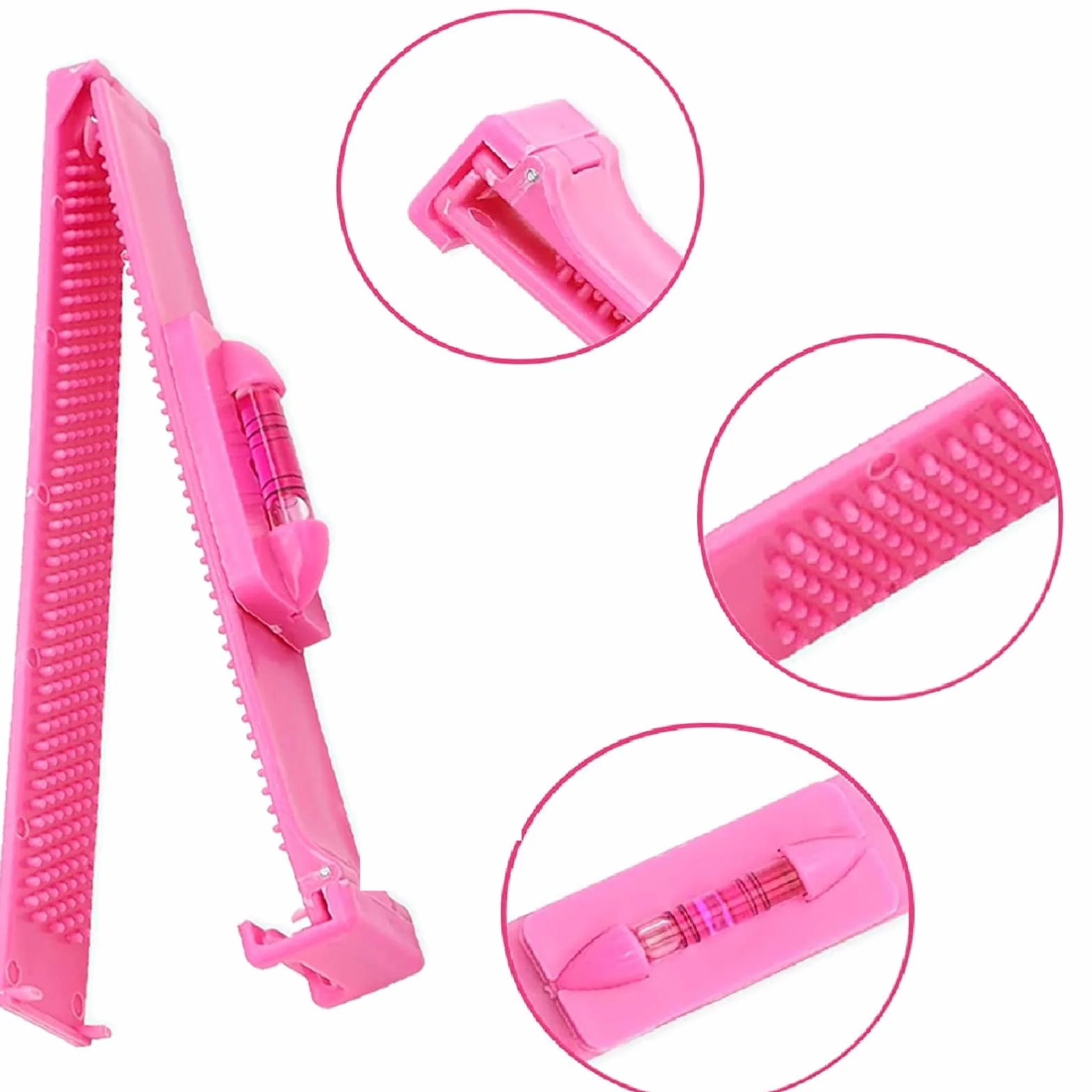 Clips de corte de pelo cortapelos pinzas peluquería regla peinado tijera fácil cortar flequillo estilo