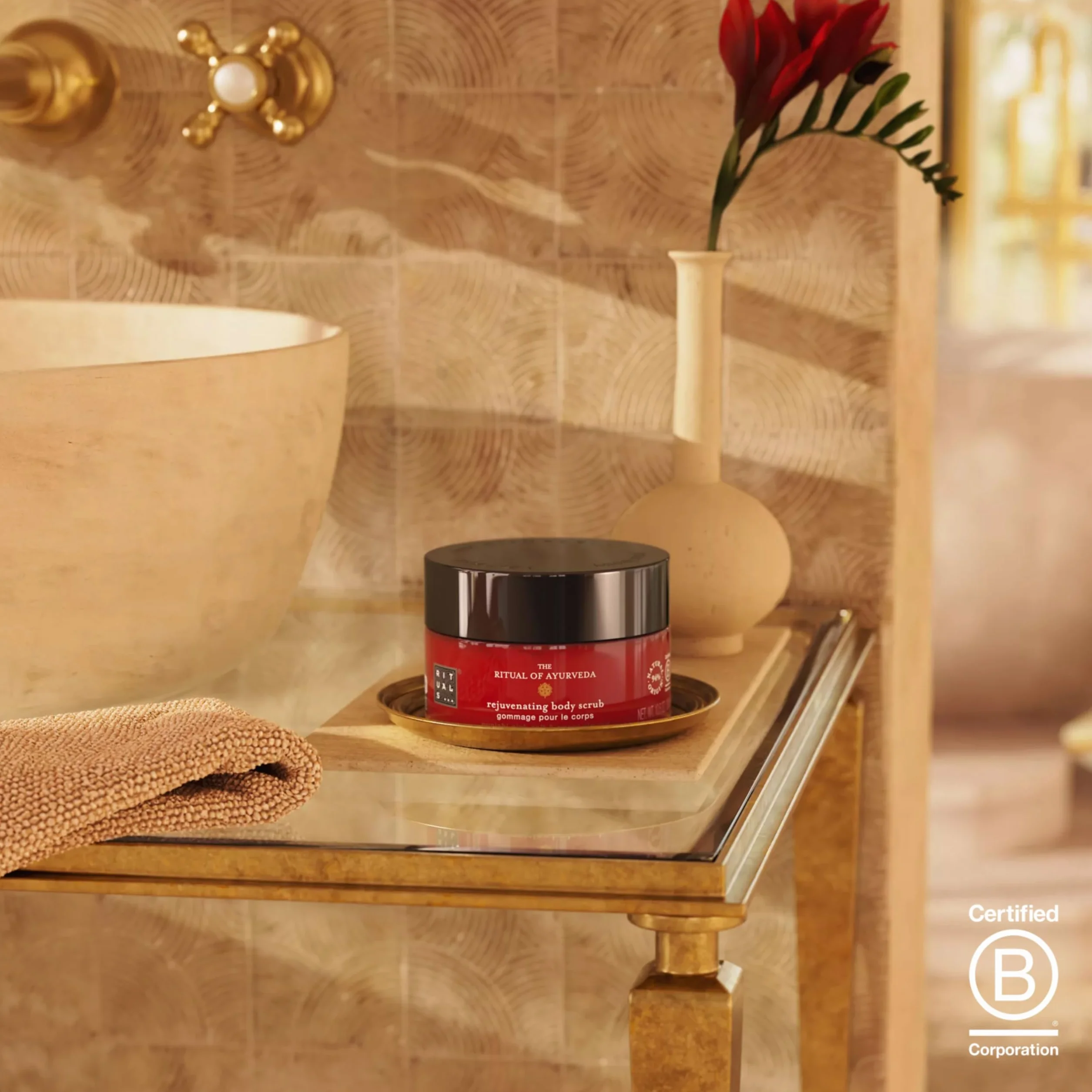 RITUALS Body Scrub The Ritual of Ayurveda Exfoliante corporal con sal rosa de Punjab y aceite de almendras dulces 300 g