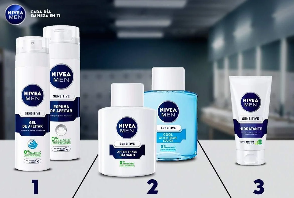 NIVEA MEN Sensitive Cool Loción After Shave 100 ml 0% Alcohol
