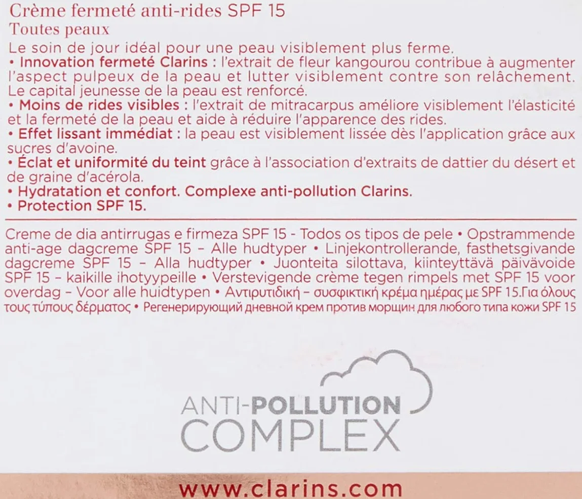 Clarins Extra Firming Jour Anti Rides Crema Antiarrugas SPF15 - 50 ml