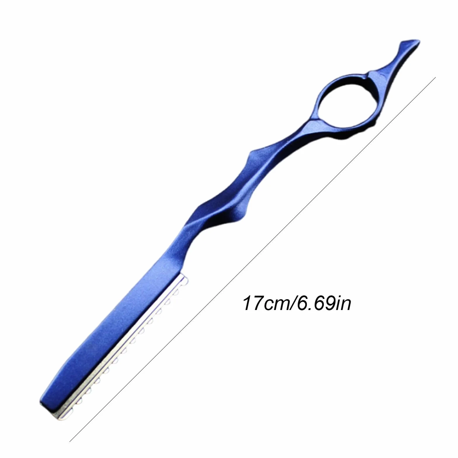 Máquina de afeitar ergonómica con mango de aleación para el cabello, maquinilla de corte de pelo antideslizante