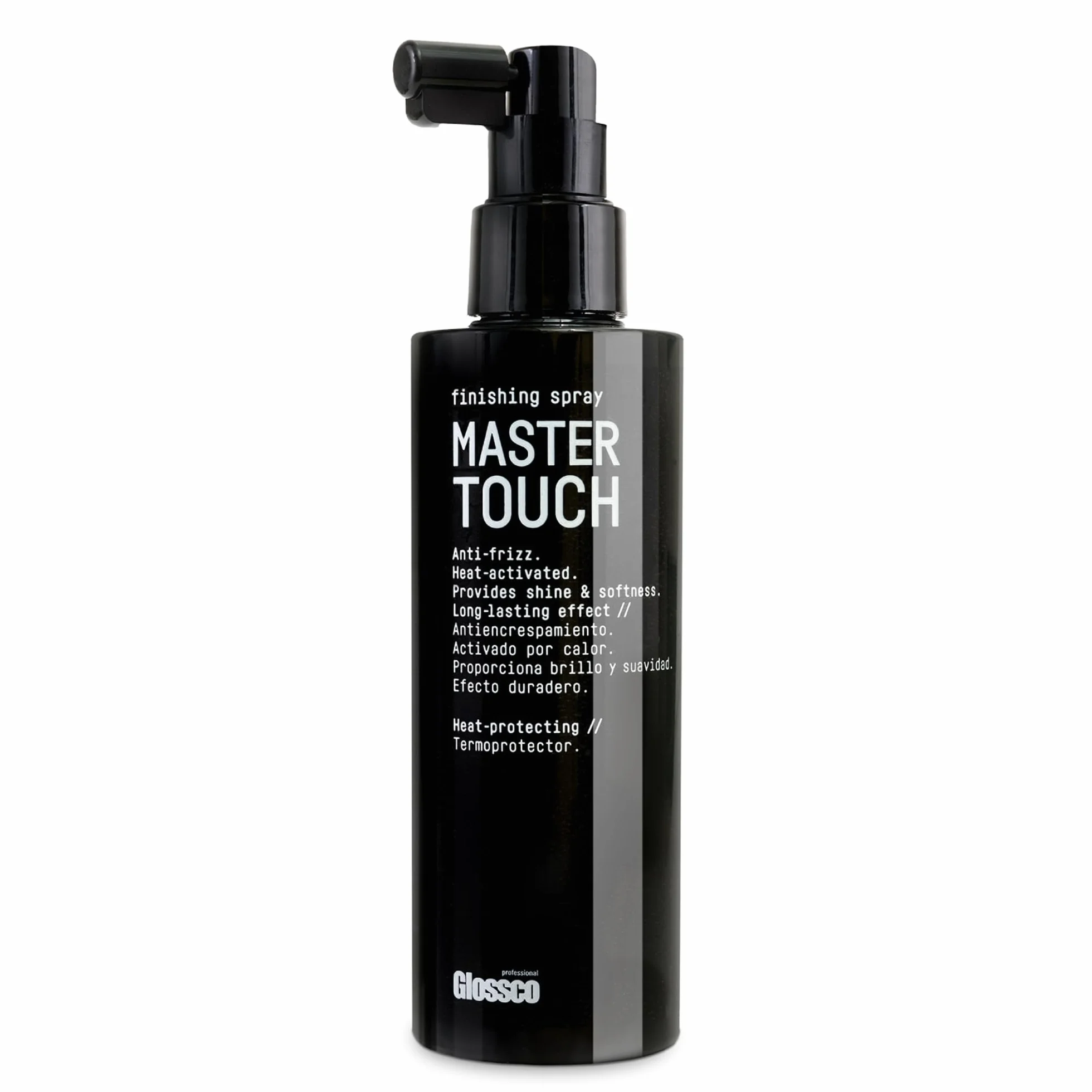 GLOSSCO PROFESSIONAL Master Touch Anti Frizz Spray 250 ml Suaviza Brillo Antiencrespamiento Cabello Protege Calor