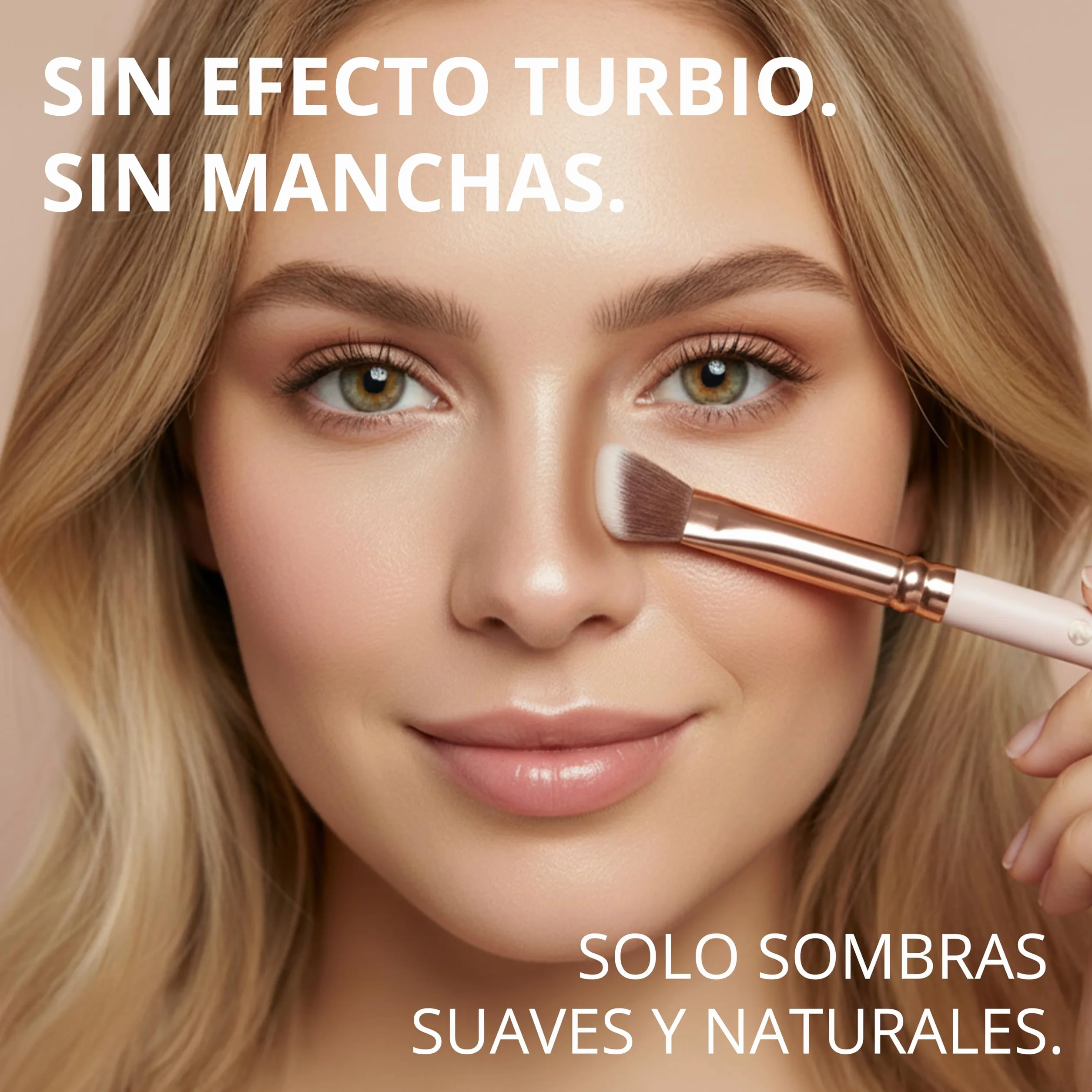 Paleta Contorno Maquillaje Polvos Compactos - Kit Contouring Polvo con Espejo - 4 Colores Mate Pigmentados - Vegano No Probado En Animales