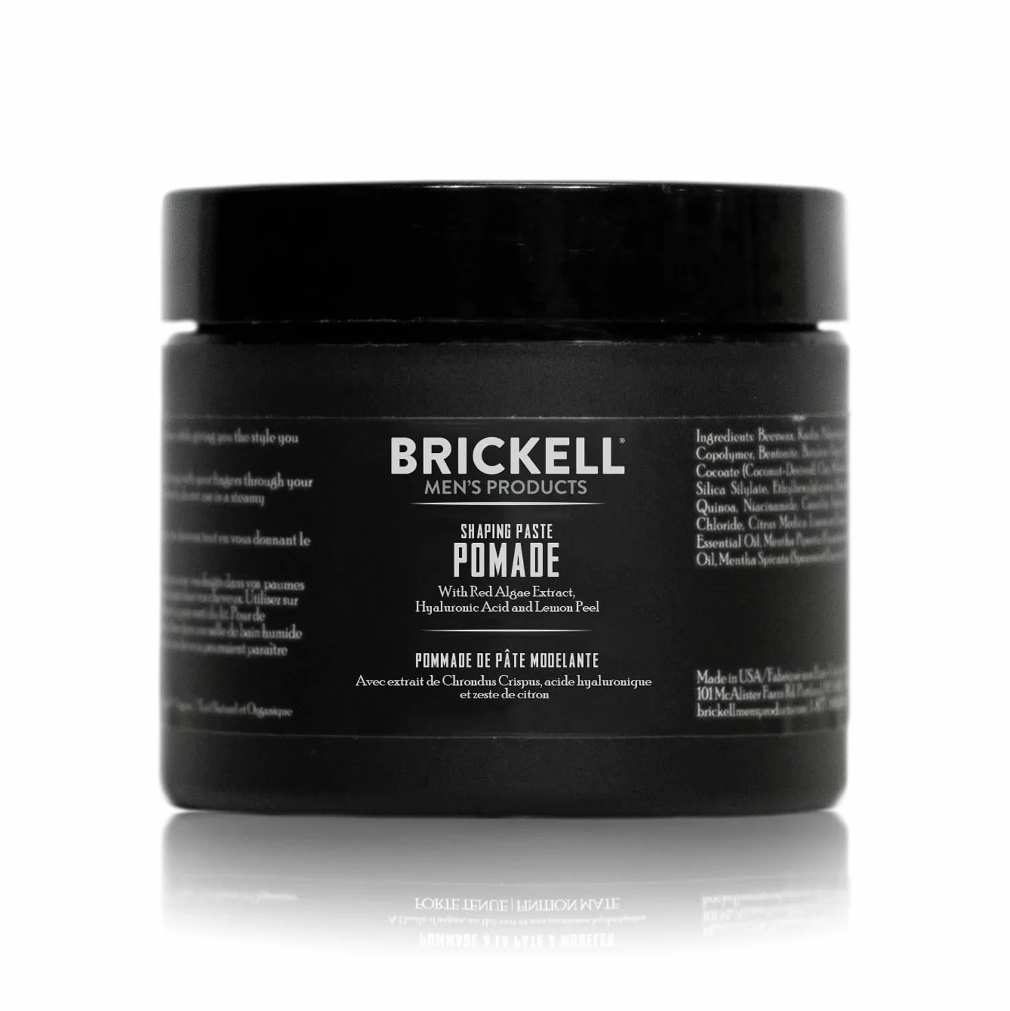 Brickell Men's Pomada Moldeadora Natural Texturizante 2 oz
