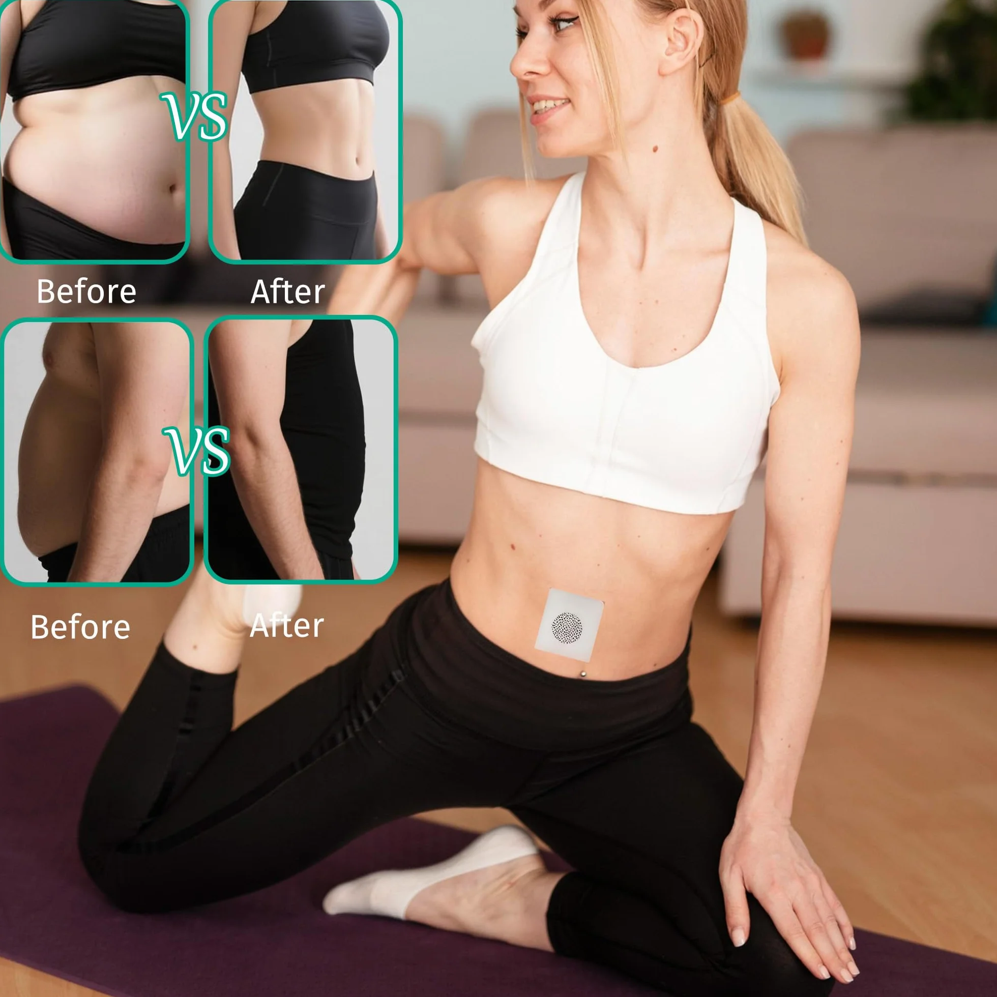 Parches para adelgazar el abdomen, pérdida de peso, reafirmante corporal, quema grasa, hidratante