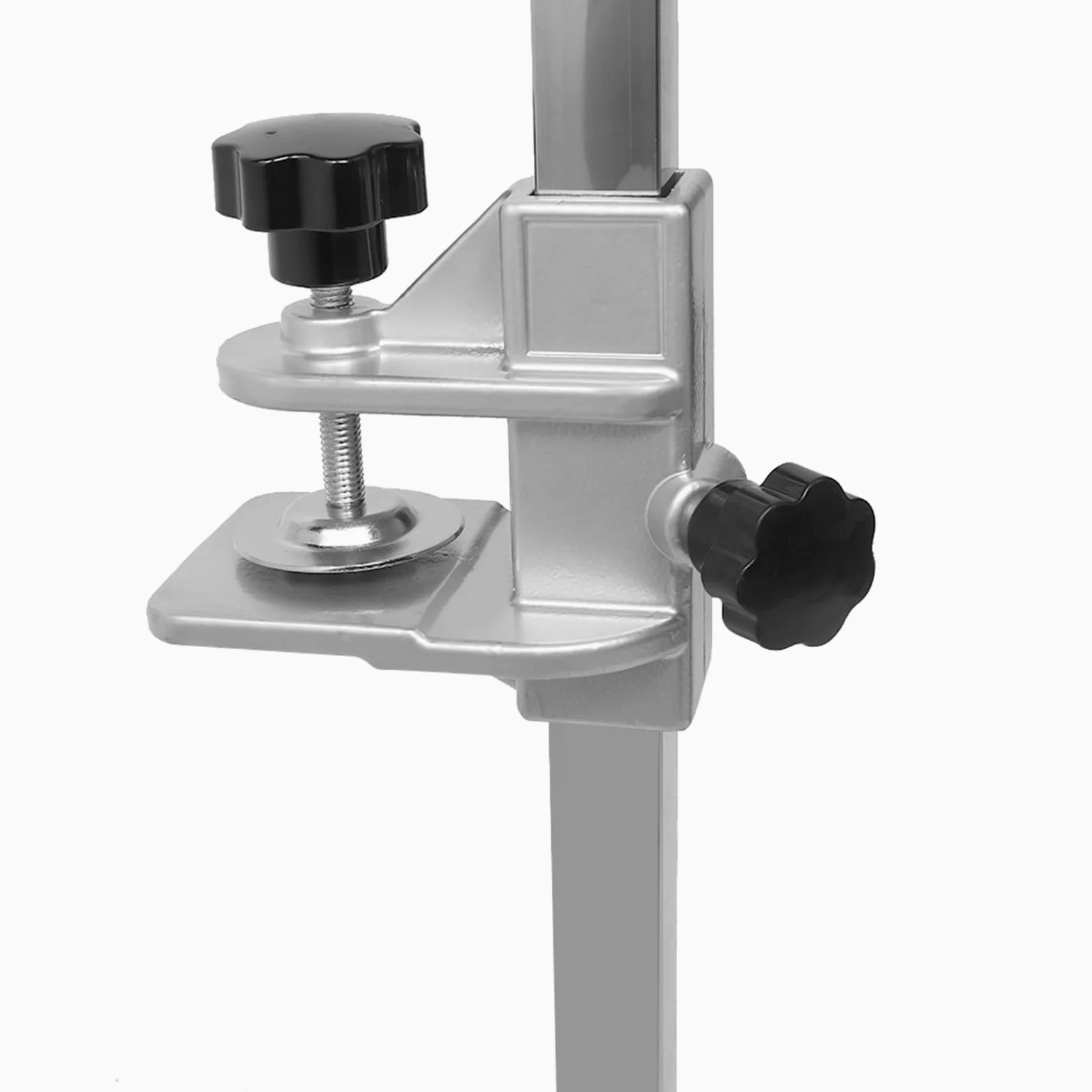 Soporte para Mesa de Aseo con Brazo Ajustable de Acero Inoxidable para Sesiones de Belleza y Entrenamiento de Mascotas 3 Unidades (Soporte de mesa de 1,2 m)