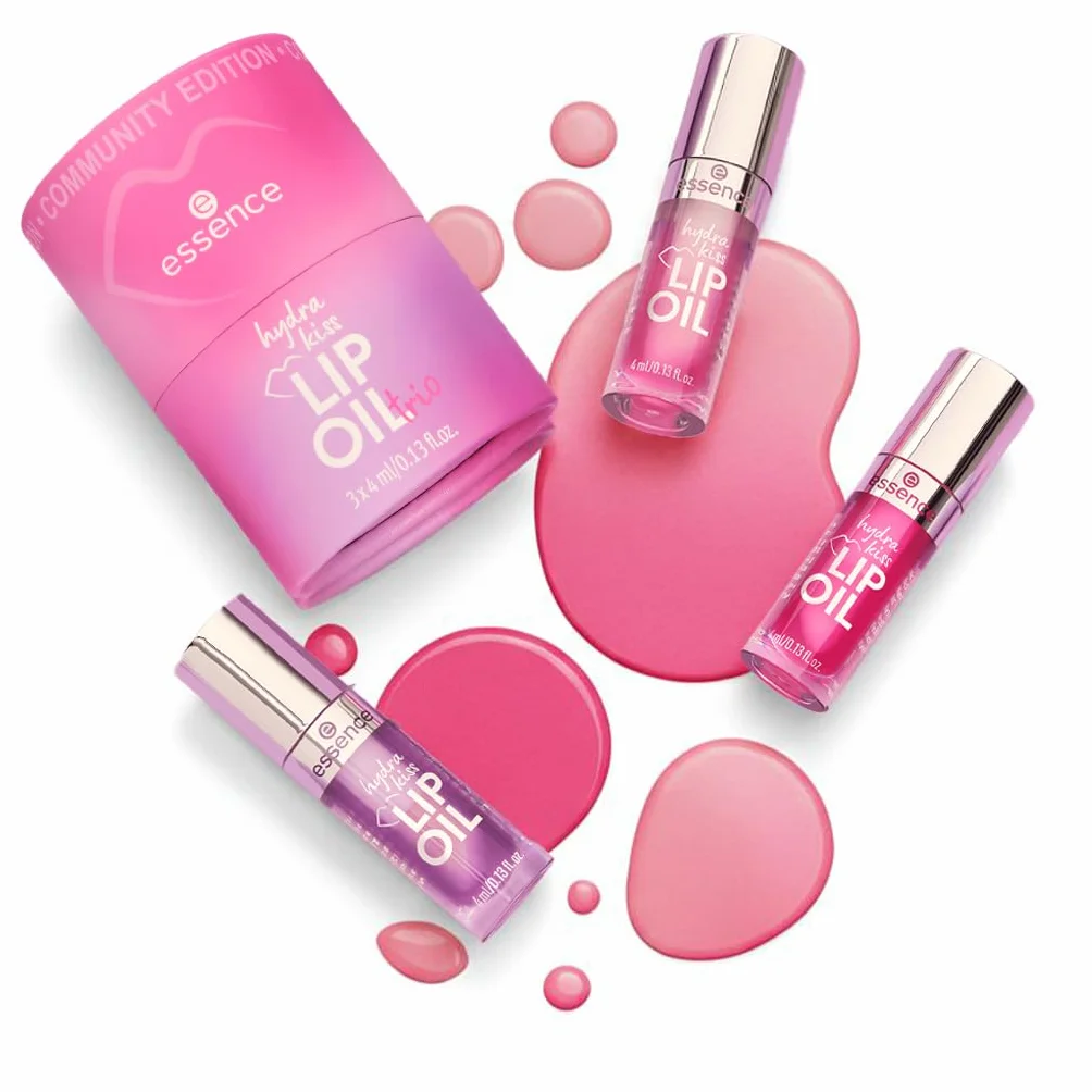 essence hydra kiss LIP OIL trio 12ml