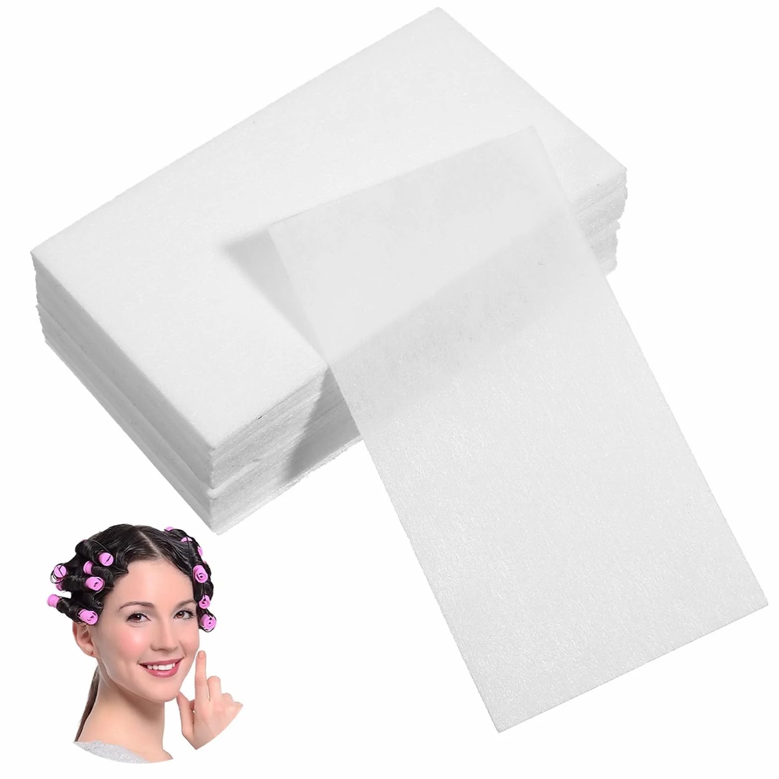 Papel Permanente para el Cabello 100 Piezas 9.4 x 6.3 Pulgadas Reutilizable Resistente al Calor