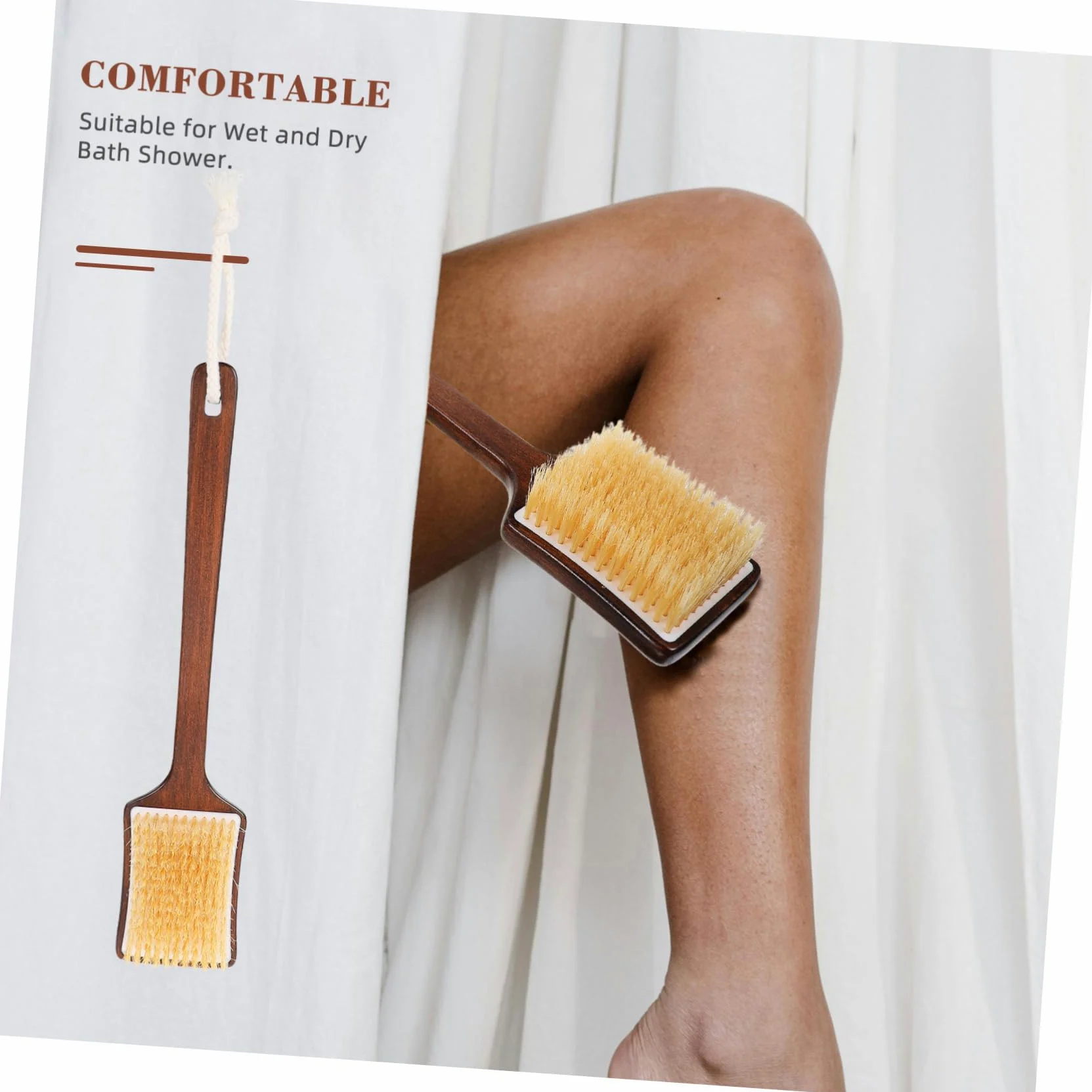 Didiseaon 3 Cepillos De Baño De Pelo De Cepillo De Espalda Para Ducha Para Mujeres Cepillo De Ducha Con Mango Largo Para Hombres Cepillo De Cepillo De Ducha Cepillo De