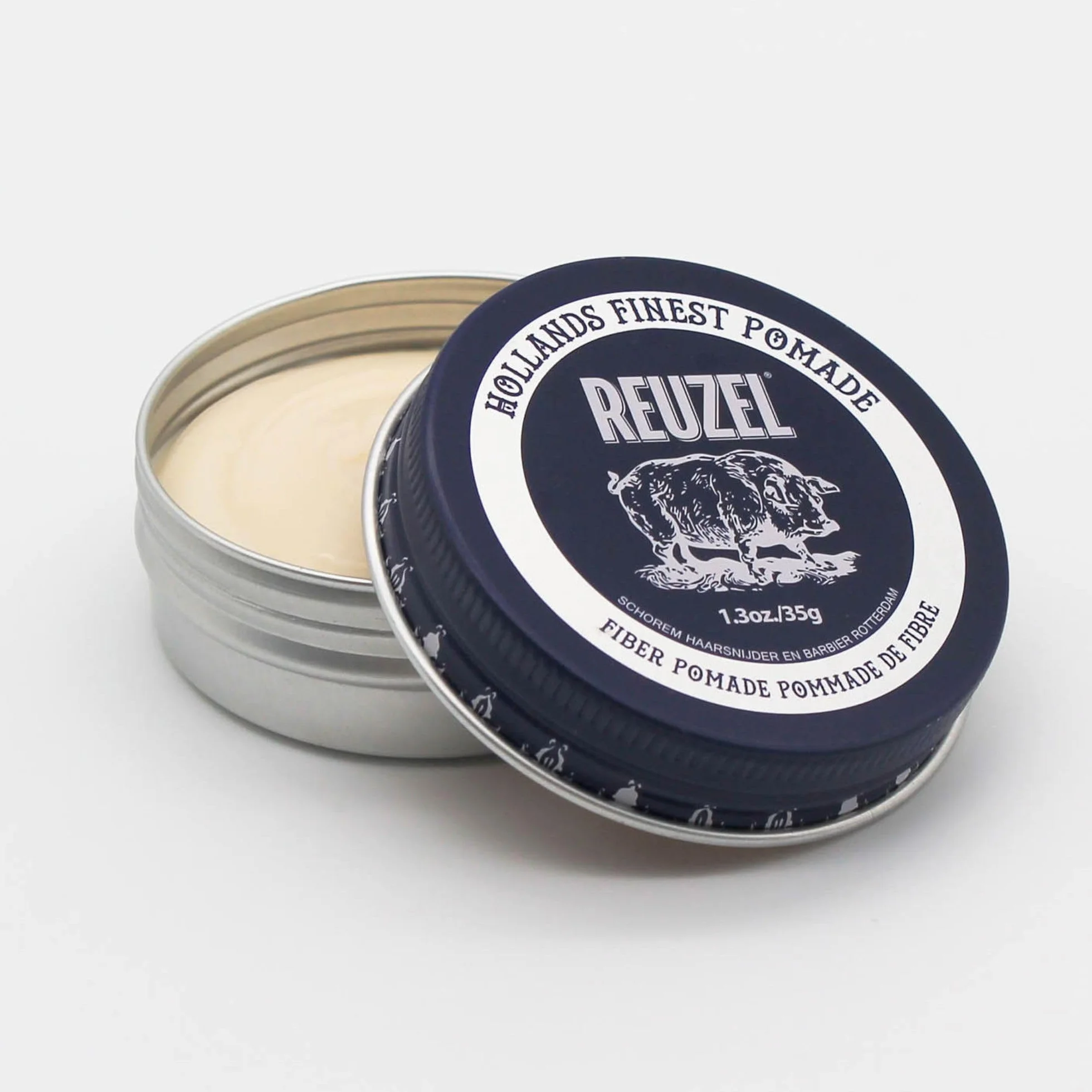 Reuzel Pomada de fibra, fijación firme, brillo suave, 1,3 oz/35 g
