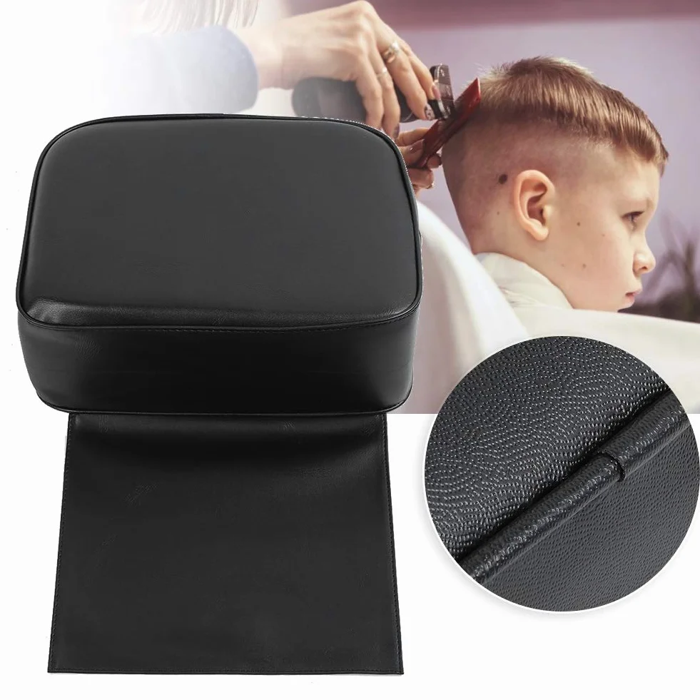FILFEEL Cojín Elevador para niños Barber Negro Silla de peluquería SPA