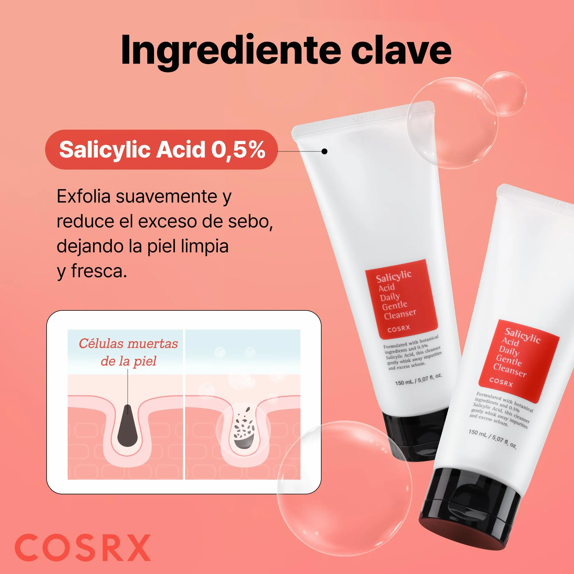 COSRX Salicylic Acid Daily Gentle Cleanser 150 ml