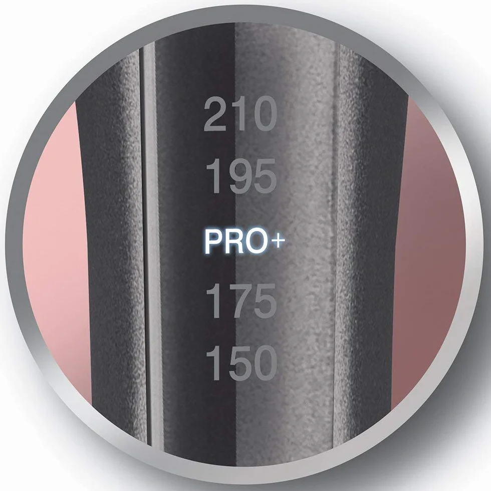 Remington Rizador de Pelo Keratin Protect, Queratina y Aceite Almendras, Ondulador de Pelo con Barril de 19-28 mm, Cerámica, 5 Temperaturas hasta 210°C, Digital, CI83V6, Negro, Rose Gold
