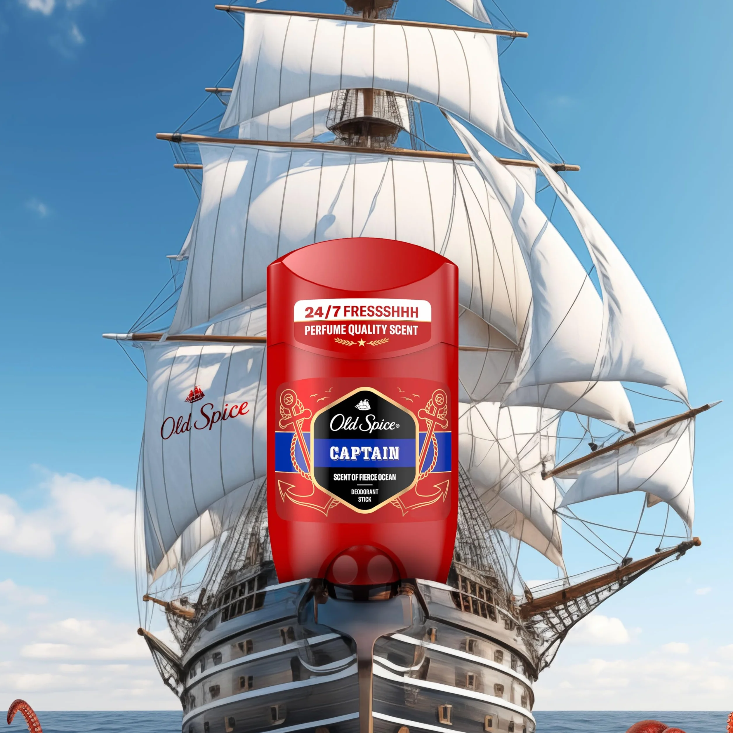 Old Spice Capitán Desodorante En Barra Para Hombres 50 ml 6 pack