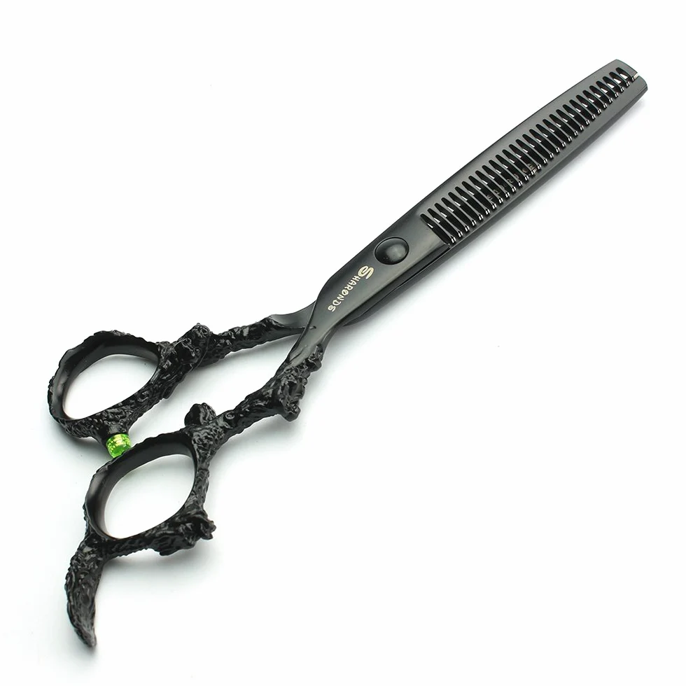 Porfessional - Tijeras de peluquería de acero inoxidable de 6 pulgadas, tijeras afiladas para corte de pelo para peluqueros, hombres, mujeres