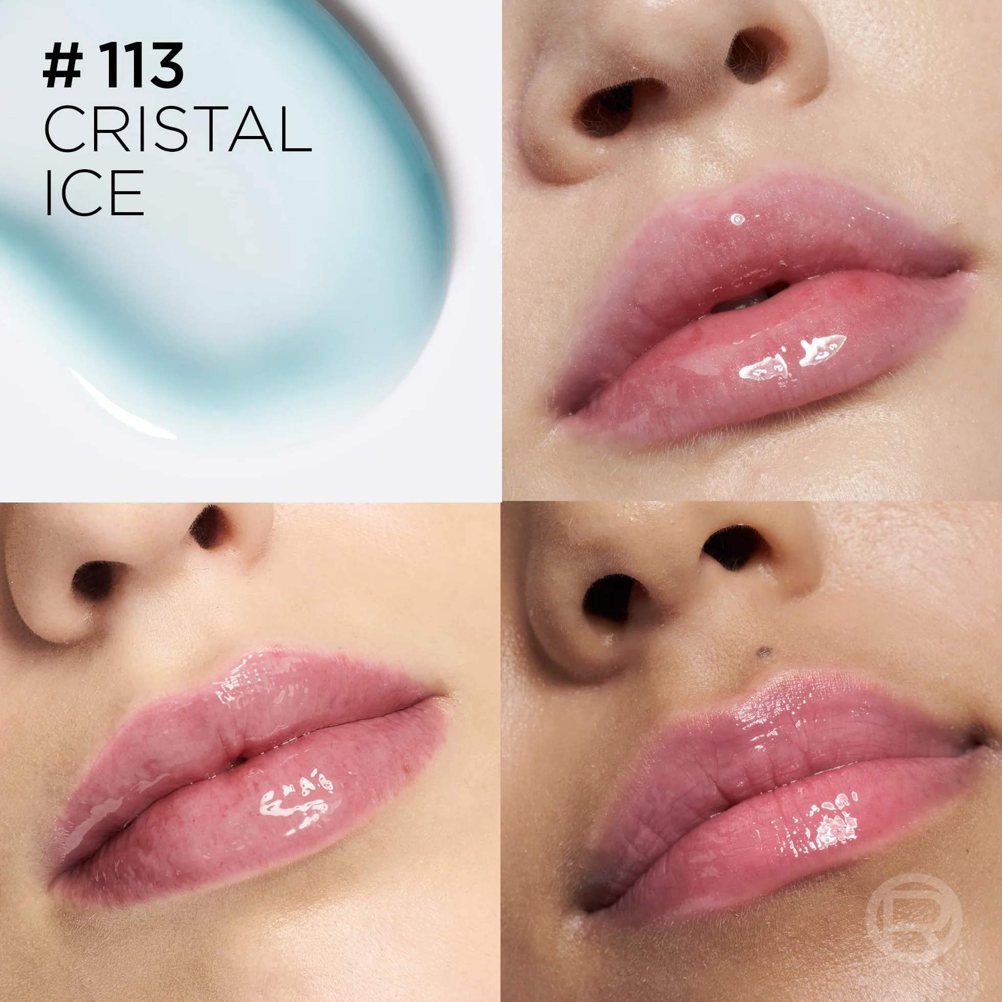 L'Oreal Paris Aceite Labial Voluminizador Plump Ambition Tono 113 Cristal Ice 5ml