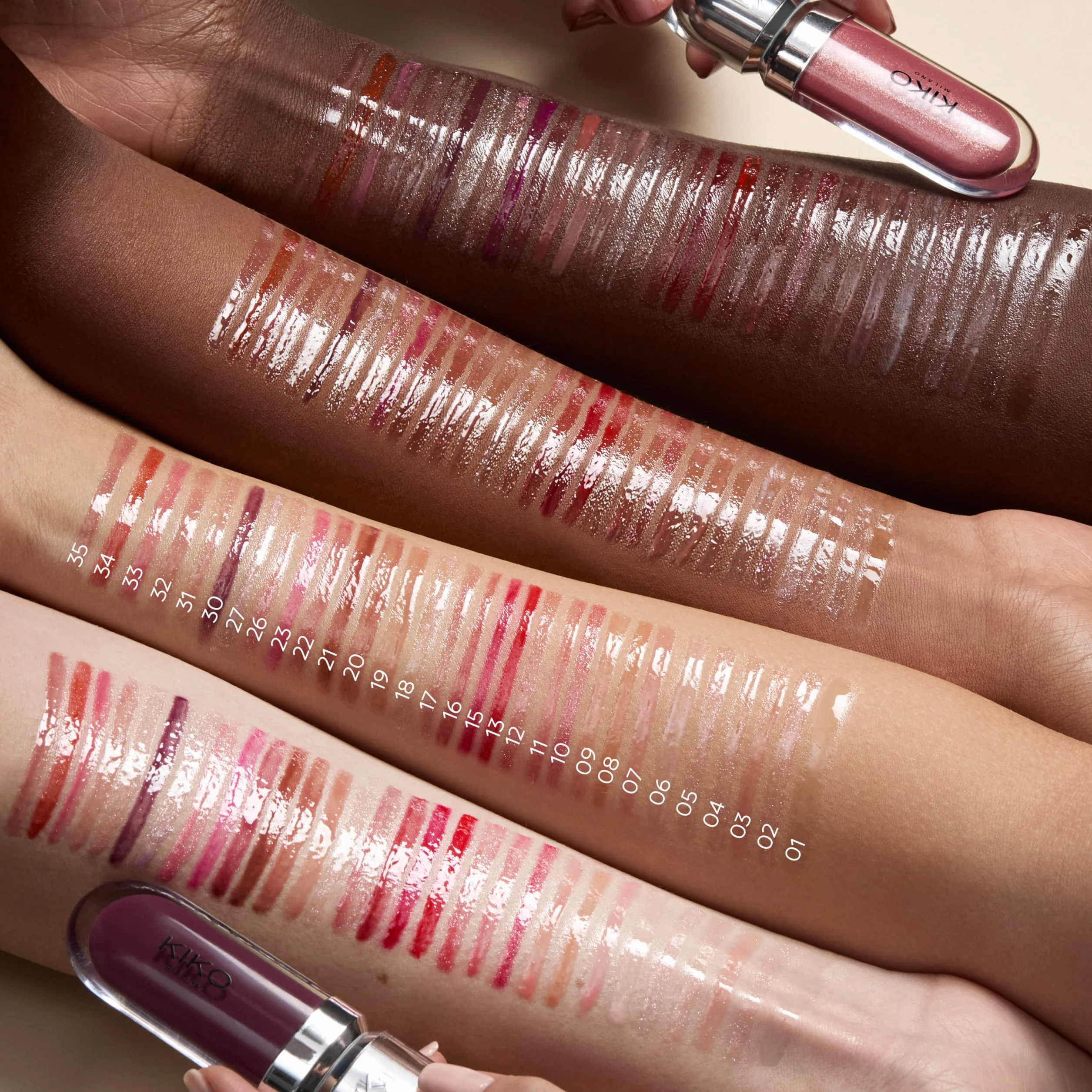 KIKO Milano 3D Hydra Lipgloss 17 Brillo de labios emoliente efecto 3D