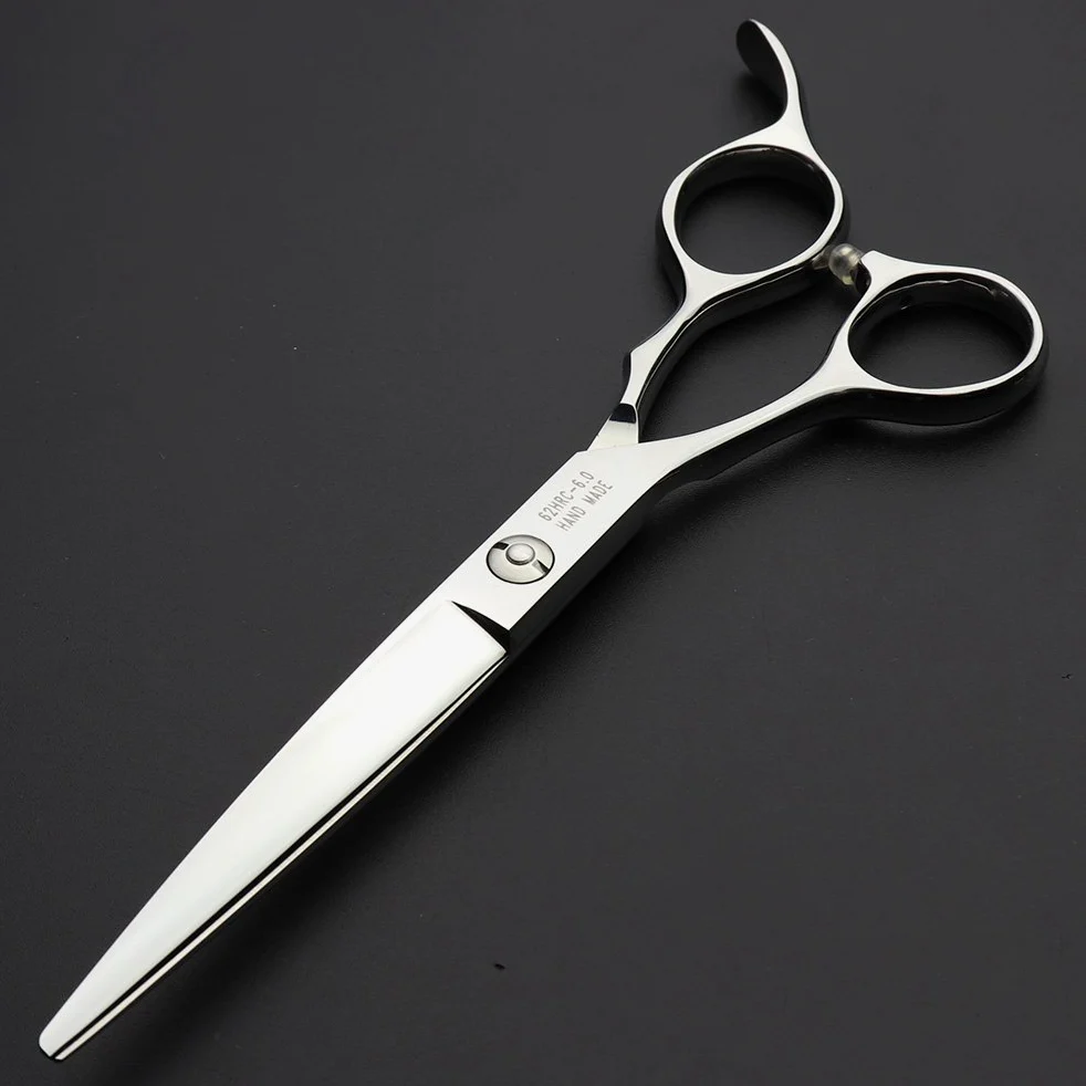 Peluquería profesional de 6 pulgadas a la izquierda tijeras de peluquería | acero inoxidable 440C,diseño ergonómico,sin fatiga tras horas de uso
