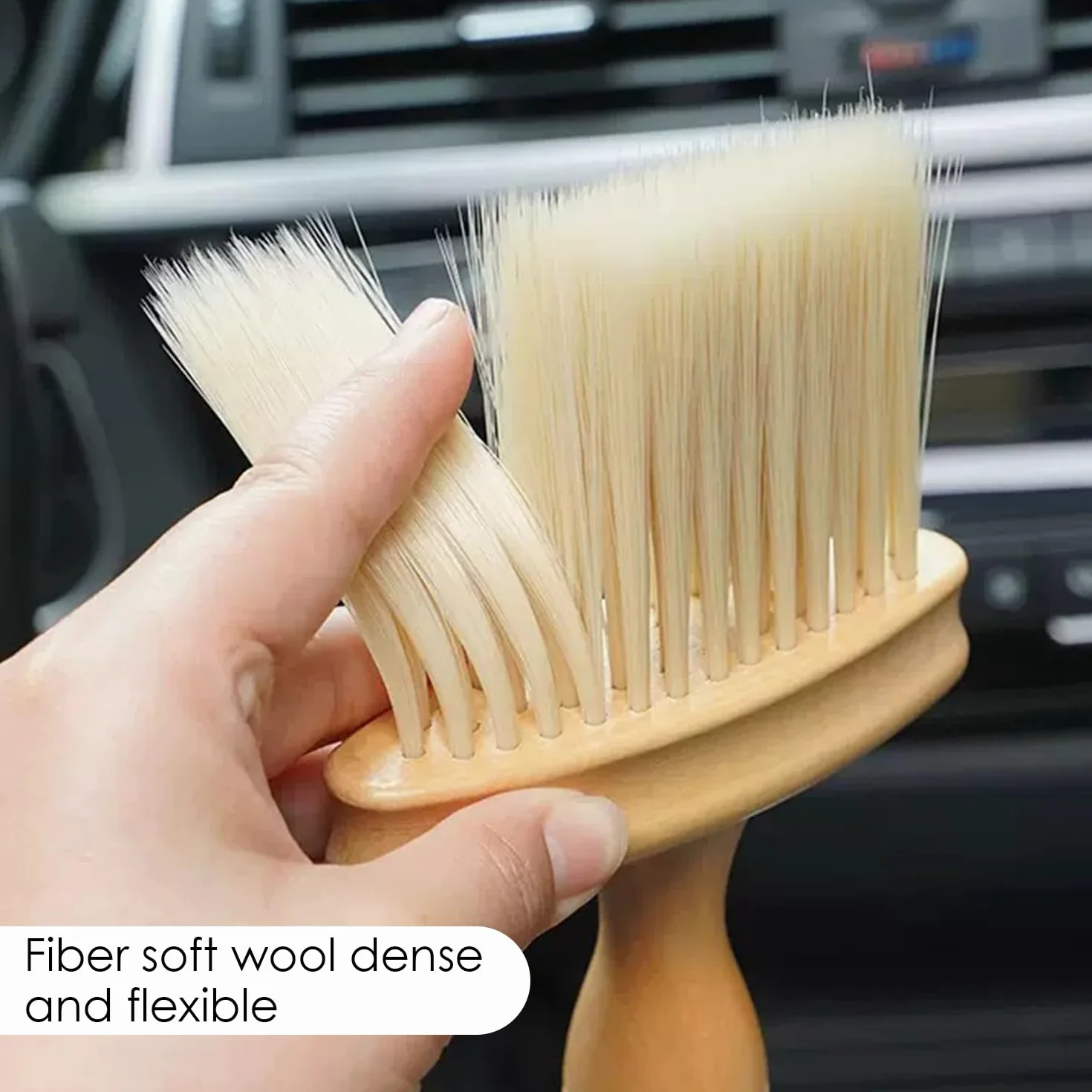 Cepillo Para El Cabello De Madera De Haya, 3 Piezas, Limpiador De Cepillo Para El Cuello, Accesorios Para Cortar El Cabello