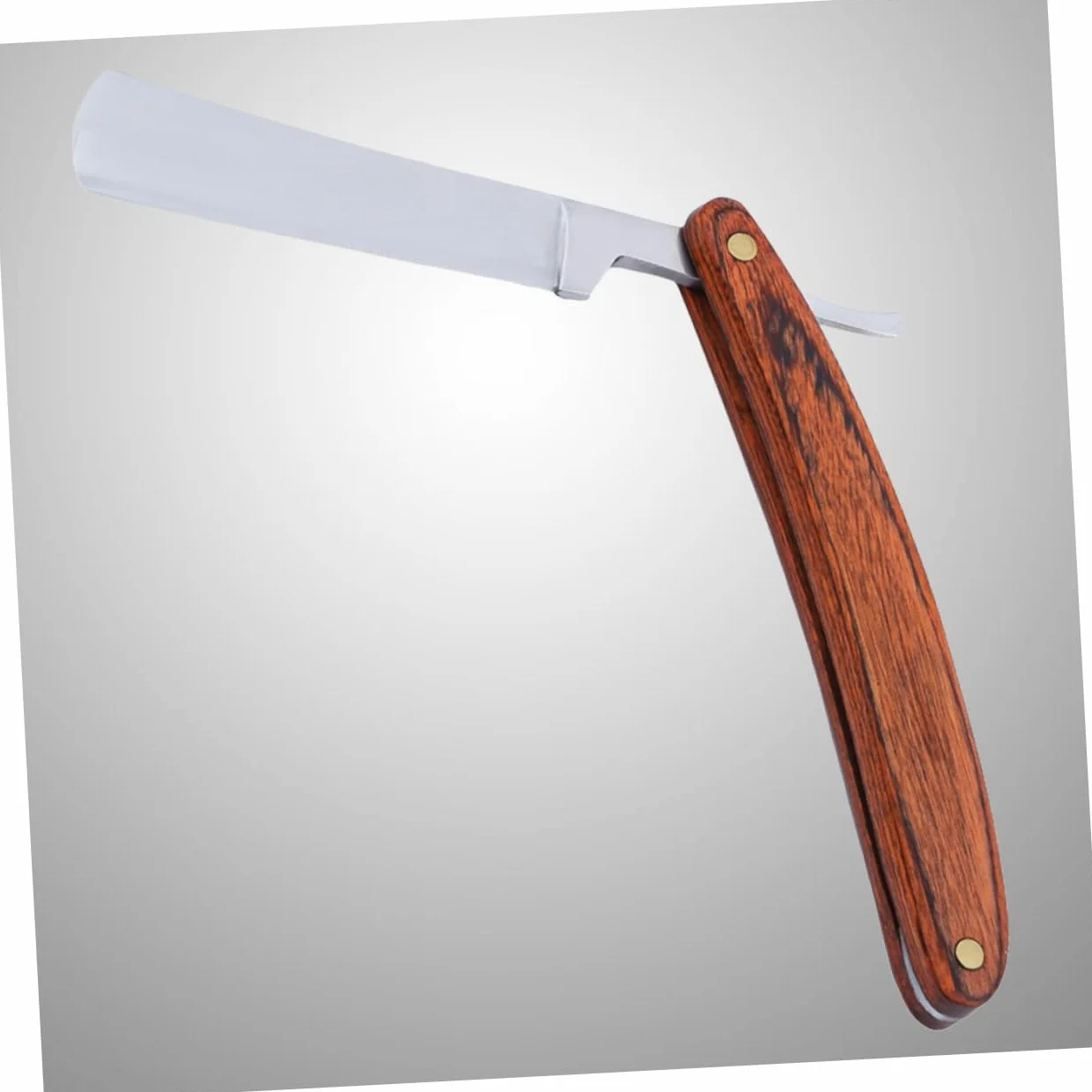 De Afeitar Clásica Mango De Madera Acero Afeitadora Peluquería