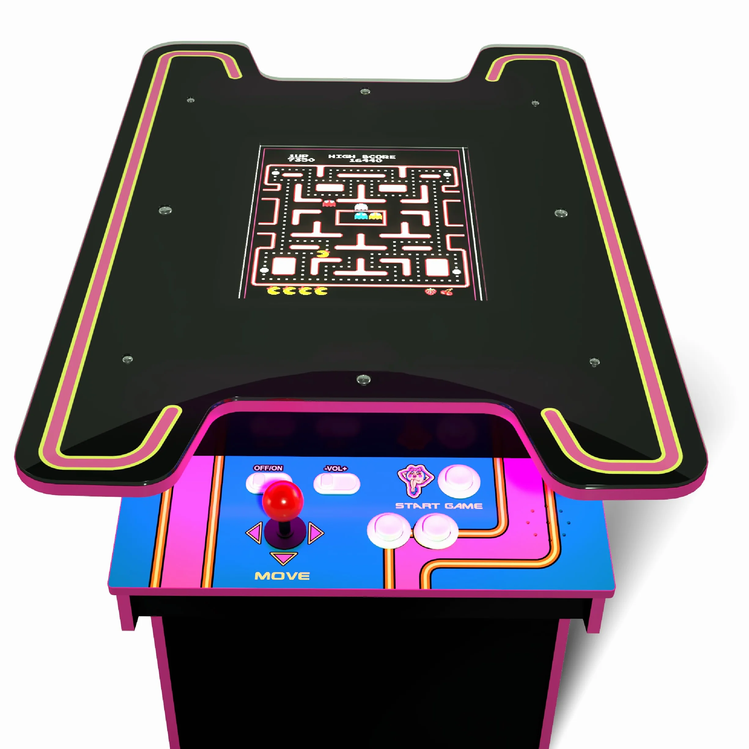 Arcade 1 Up Ms. Pac-Man Head-to-Head Table