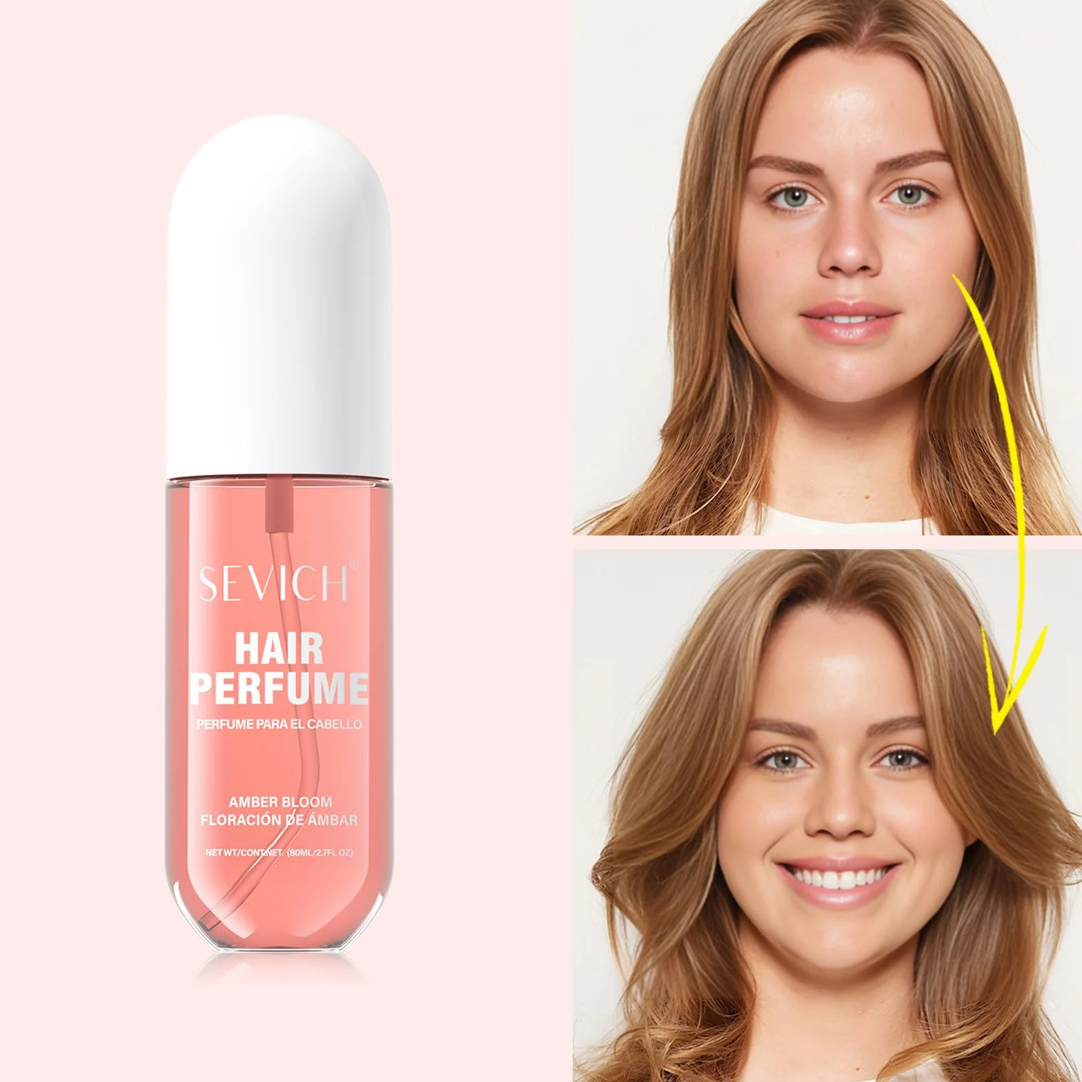 SEVICH Perfume para el cabello en aerosoles corporales para mujer, fragancia de larga duración, 2.9 fl oz, Warm Gormand
