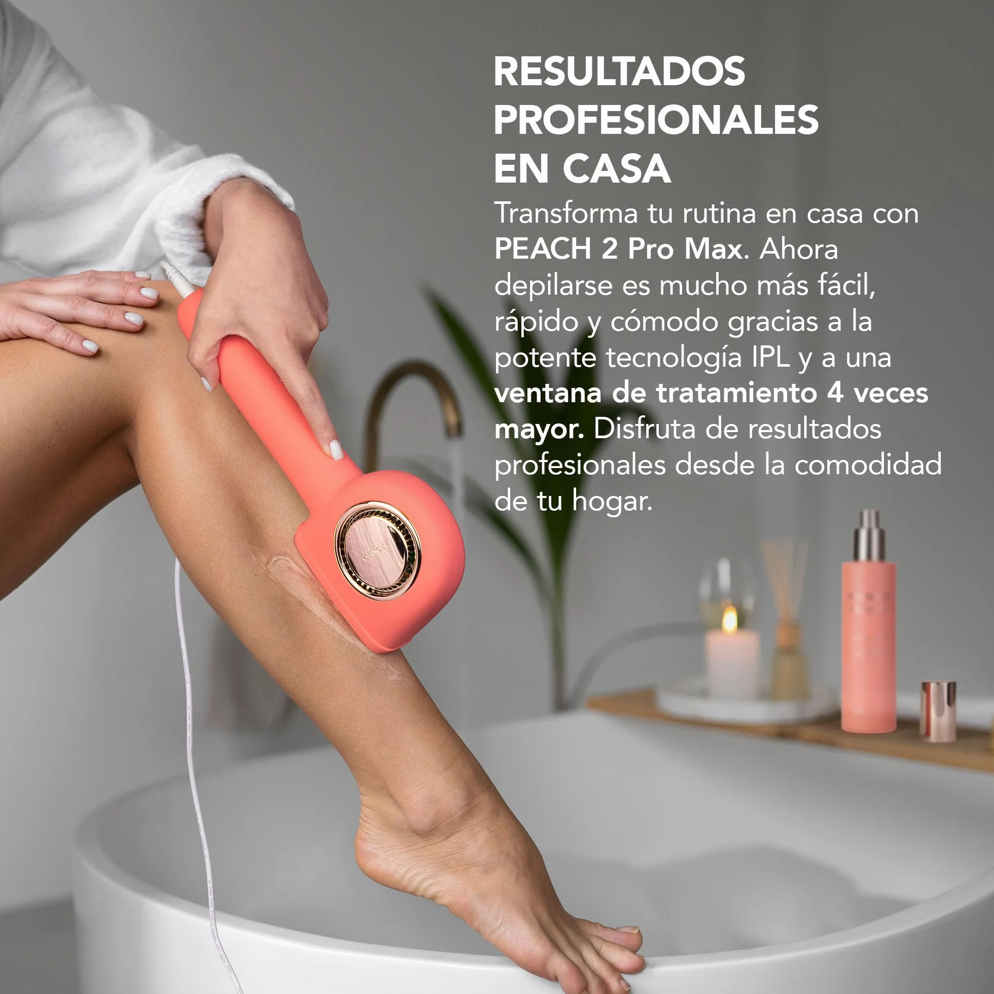 FOREO PEACH 2 Pro Max IPL depiladora laser facial y corporal para mujer y hombre
