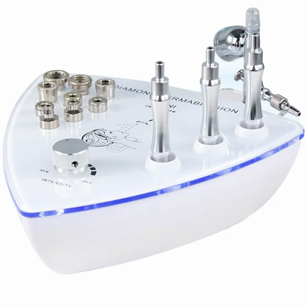 Diamante DermoabrasióN Peeling MicrodermoabrasióN Rociador de Agua MáQuina de Belleza VacíO Limpieza Piel Enchufe de la UE