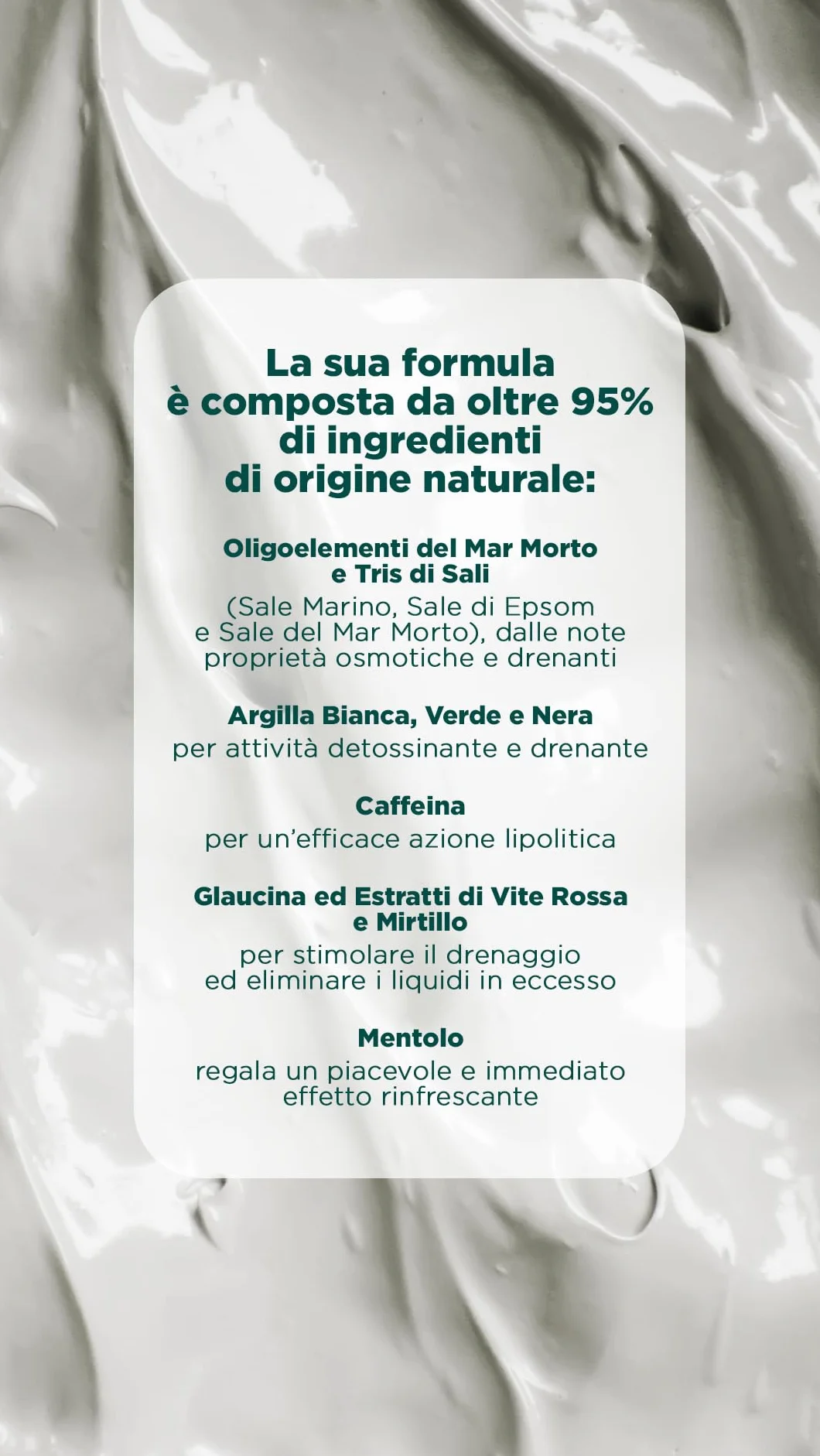 GEOMAR Barro Arcilla Blanca 600 g Contra Celulitis 95% Origen Natural Trío Sales