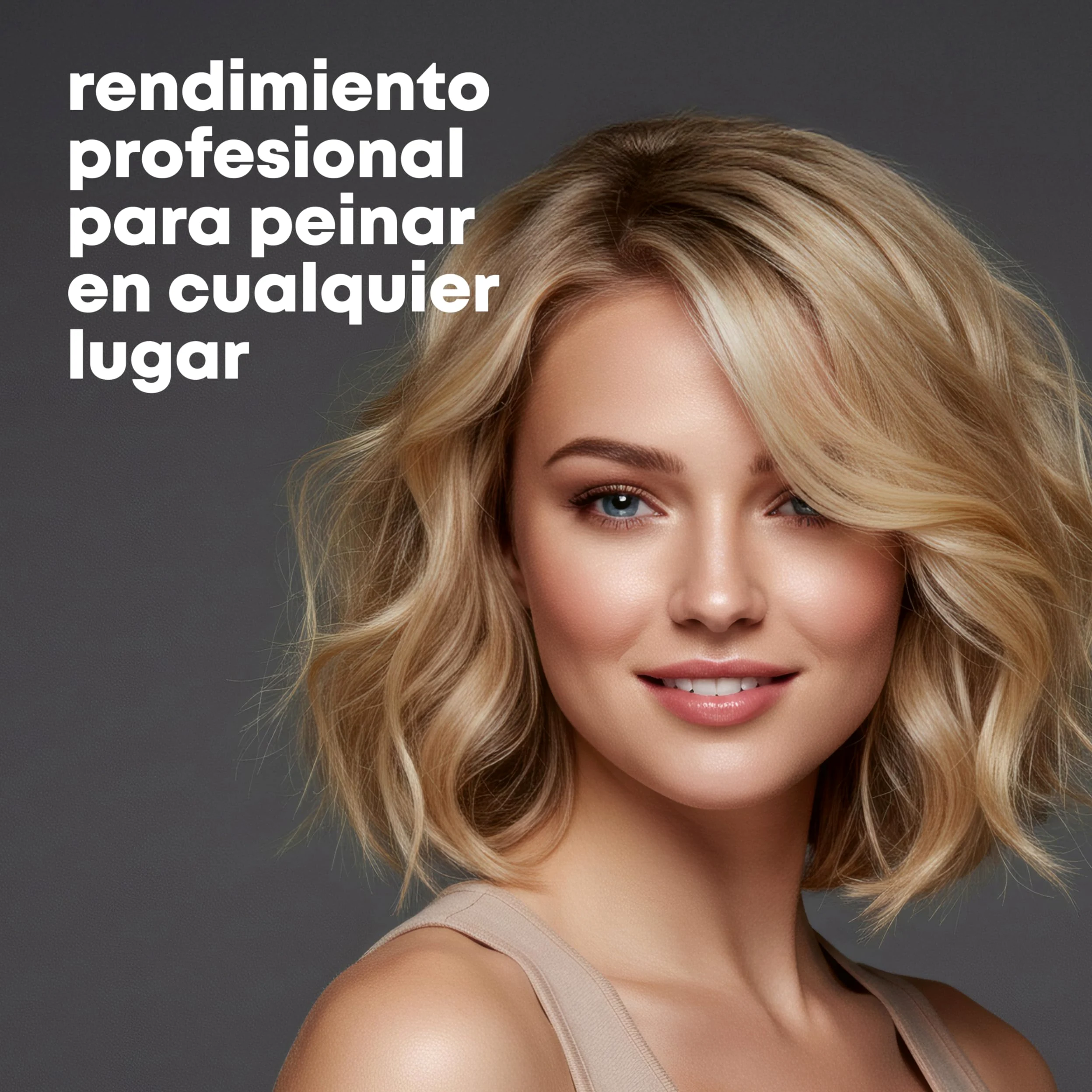 REVAMP Plancha de Pelo Inalámbrica Compacta Liberate de Cerámica - Plancha de Pelo Recargable, Plancha Portátil para Alisar, Rizar y Ondular - Rosa