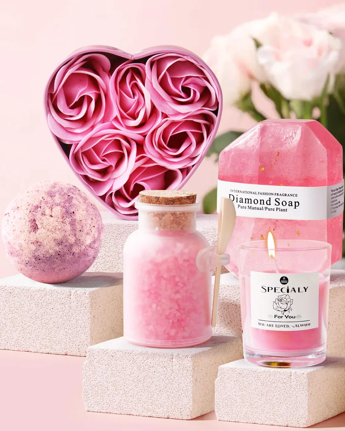 LIVEHITOP Regalos Originales para Mujer Set San Valentín Día de la Madre Navidad