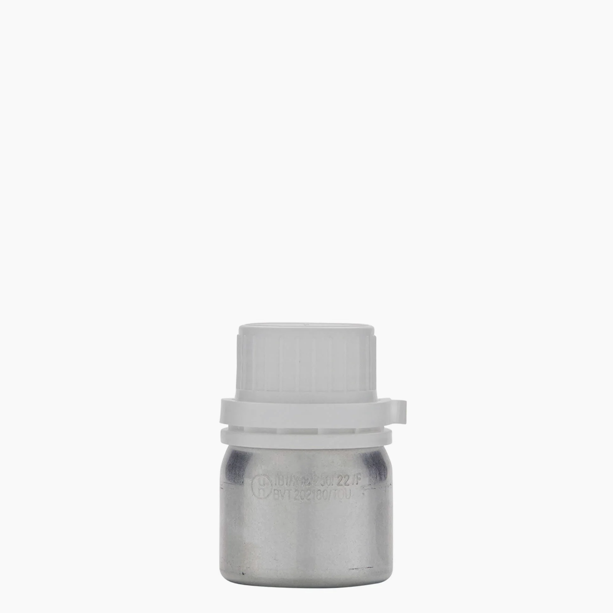 Juego de 24 botellas de aluminio de 50 ml con tapón de rosca para líquidos fotosensibles