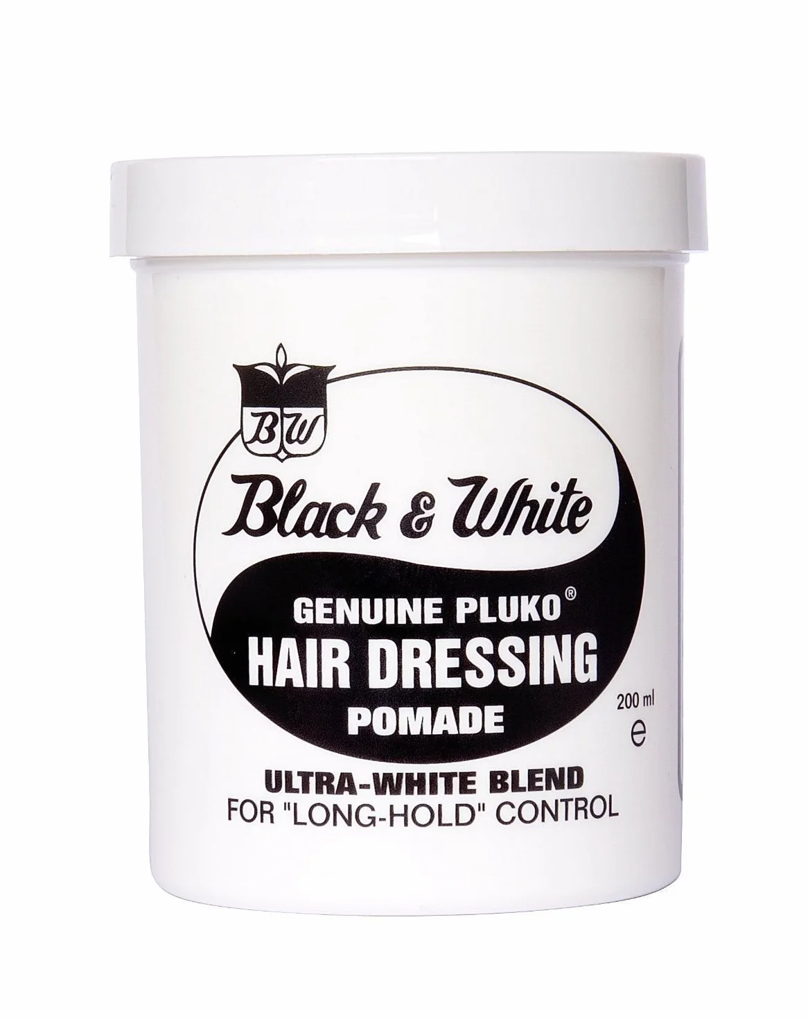 Pluko Blanco y Negro Pomada Peluquería 200ml