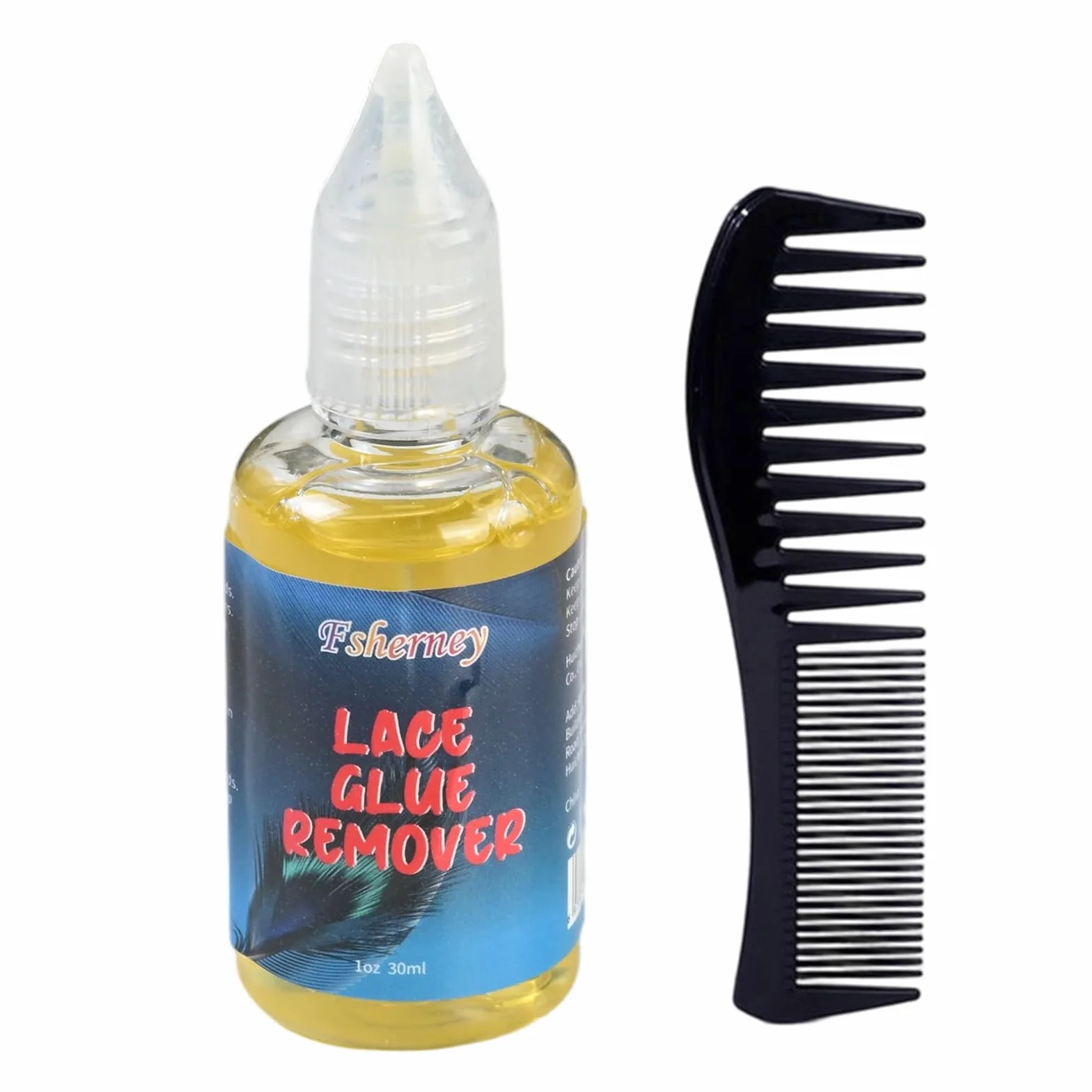 Removedor de Cinta Adhesiva para Extensiones de Cabello 30ml – Disolvente de Pegamento para Pelucas