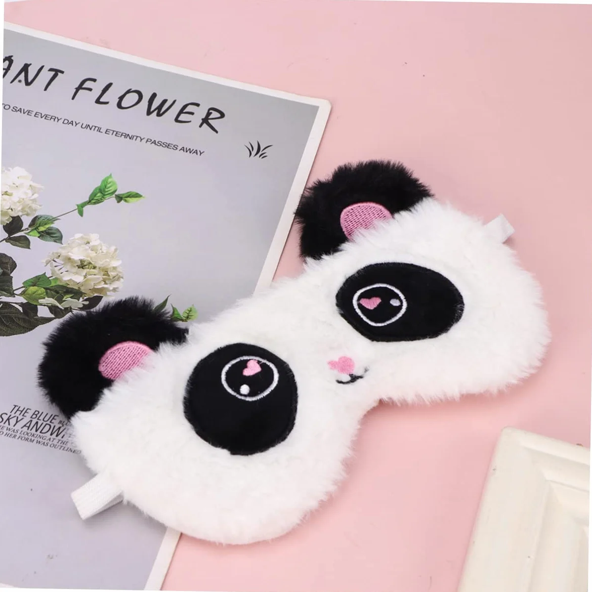 Healeved Antifaz Para Dormir Diseño De Panda Cómodo Antifaz Ojos Para Mujeres y Niñas Para Descansar Casa o Viajar