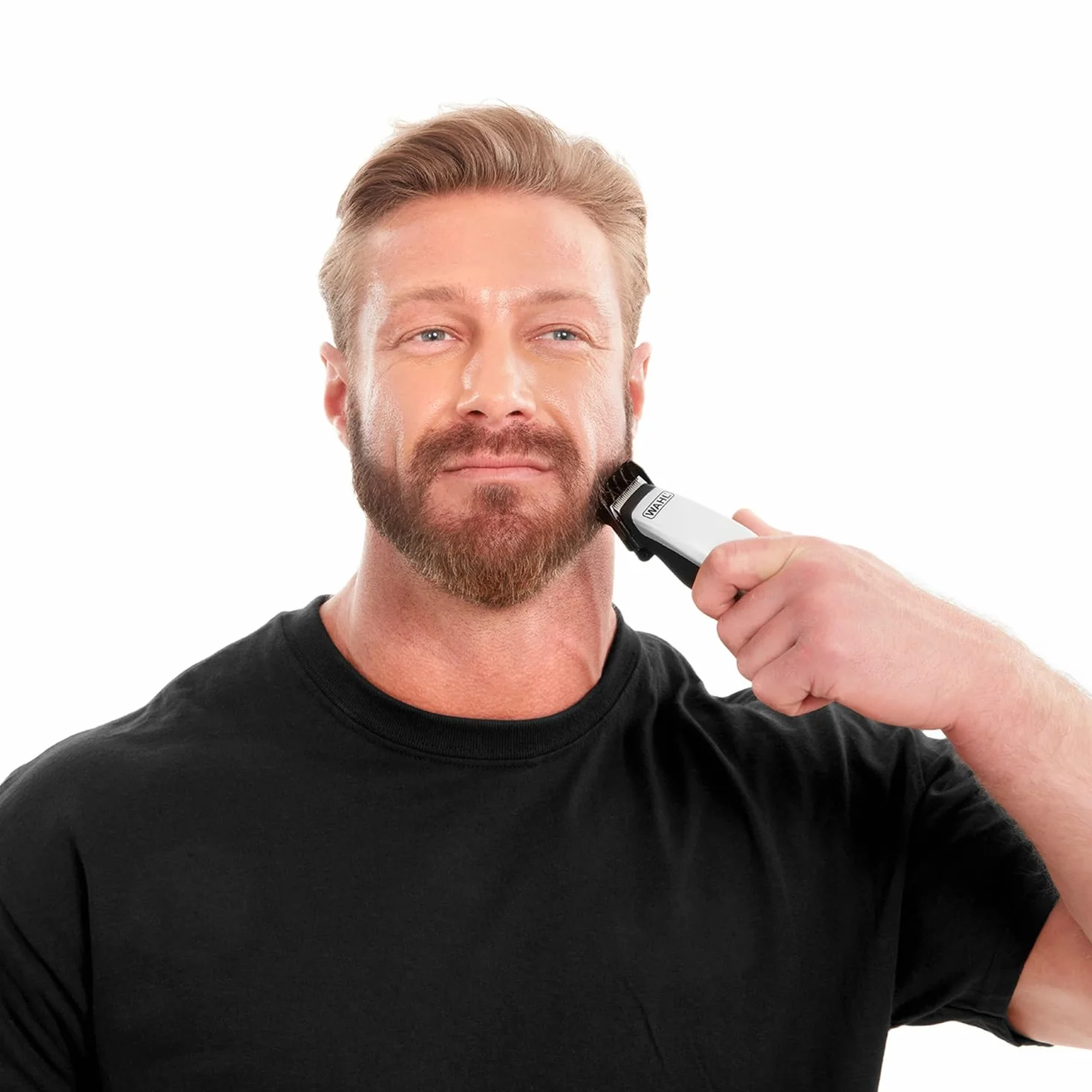 WAHL Home Pro Deluxe Combo cortadora de pelo eléctrica con cable, 8 peines guía, kit recortadora a pilas