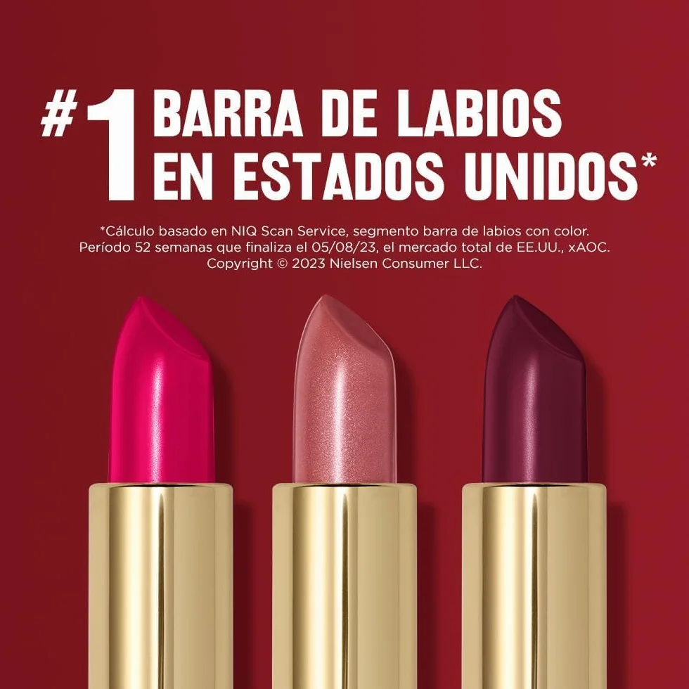 REVLON Super Lustrous Lipstick Barra Labios Cremosa Tono 625 Iced Amethyst 4,2g