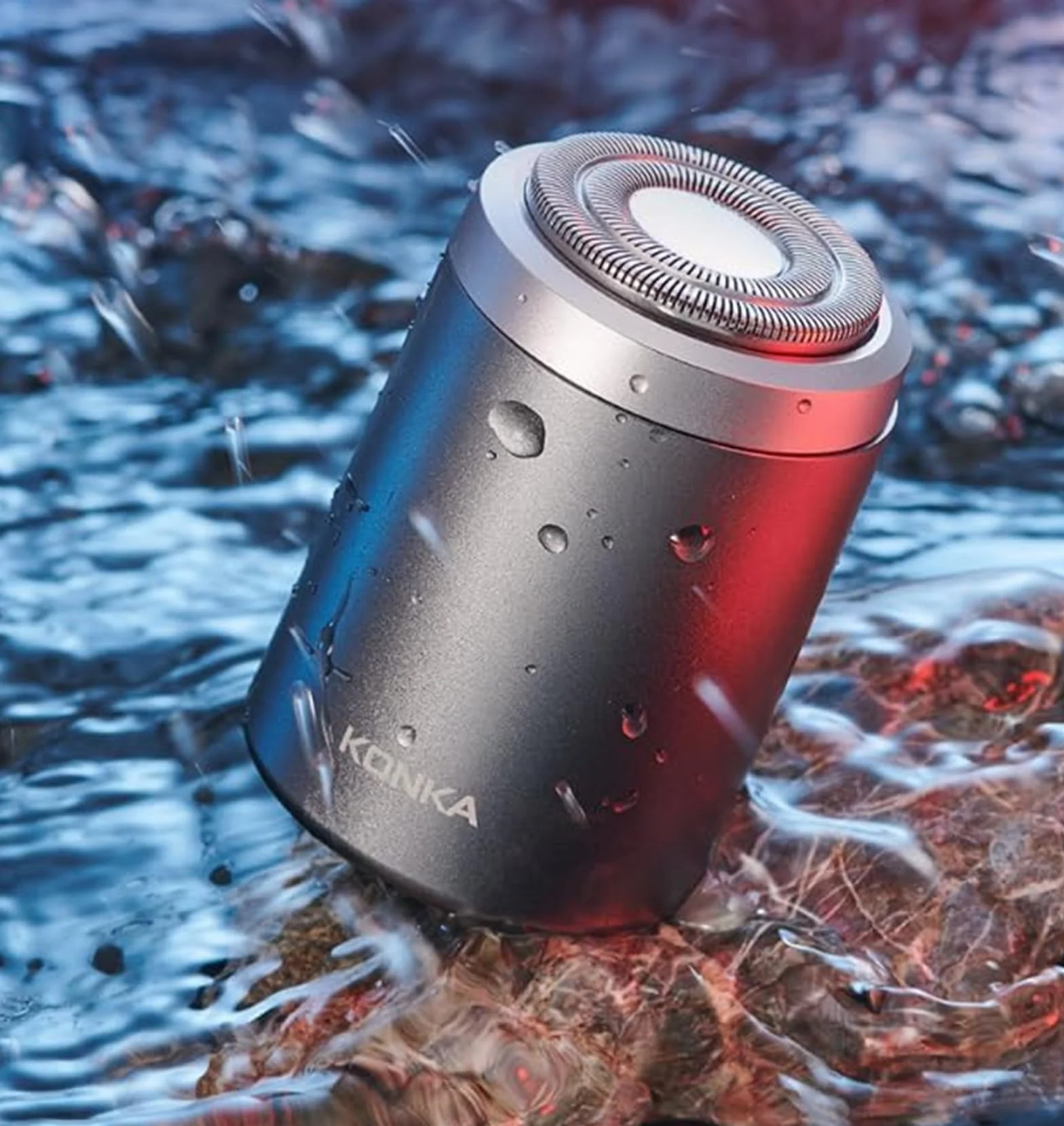 Sopami Mini Afeitadora Eléctrica Portátil Impermeable para Hombres
