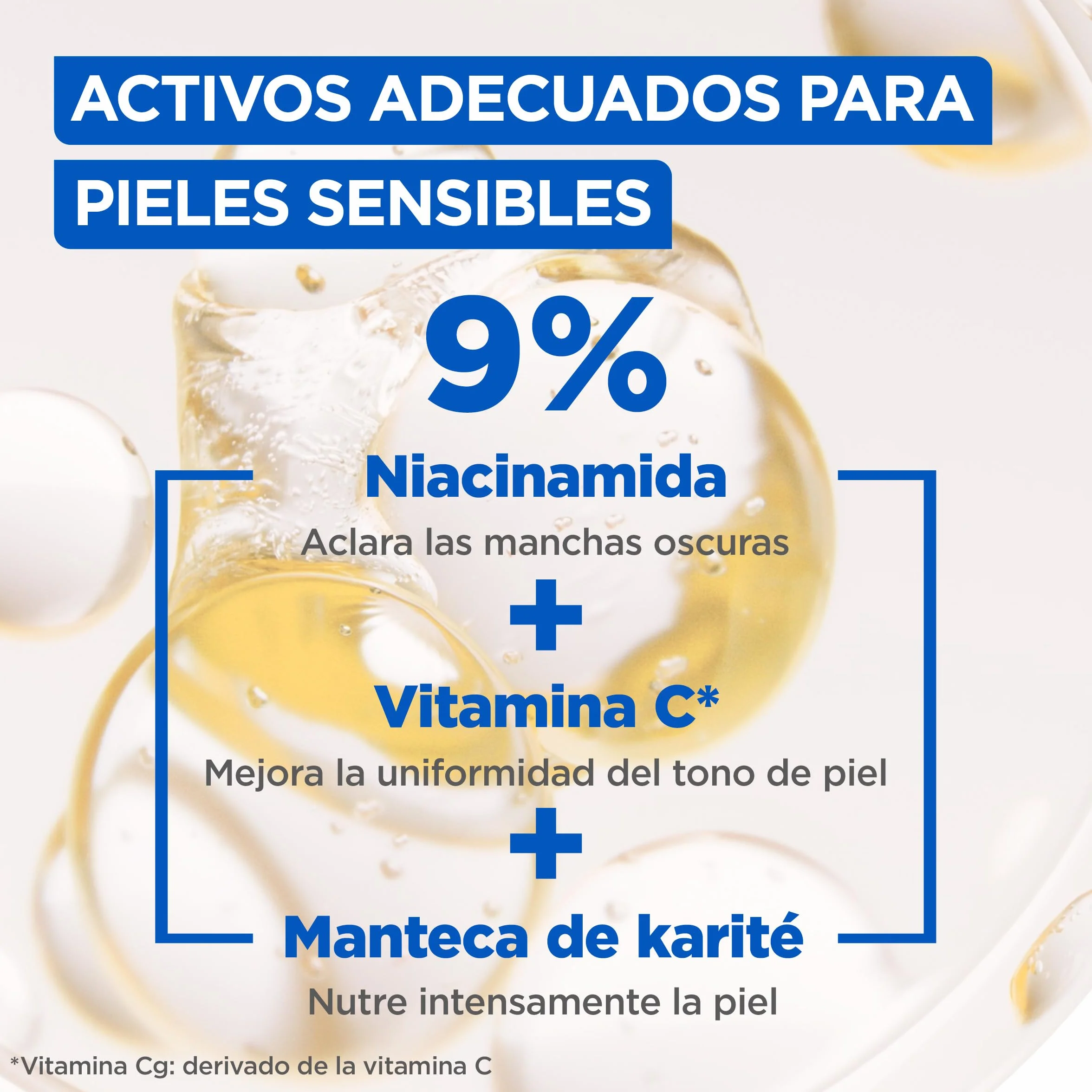 Mixa Crema Corporal Niacidamide Bright 9% Manteca de Karité Niacinamida Vitamina Cg 400 ml