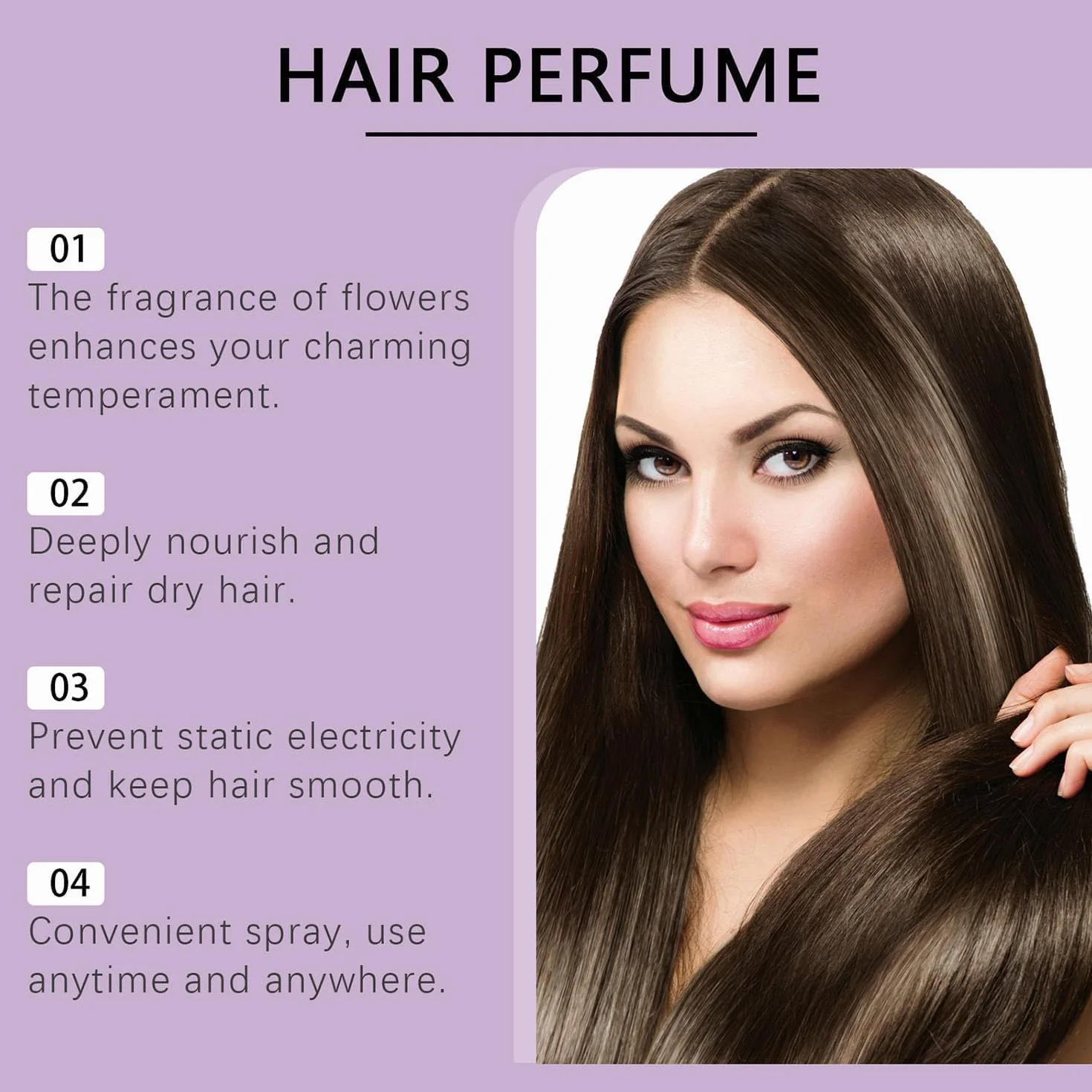 Feromonas para cabello seco y dañado, aceites esenciales