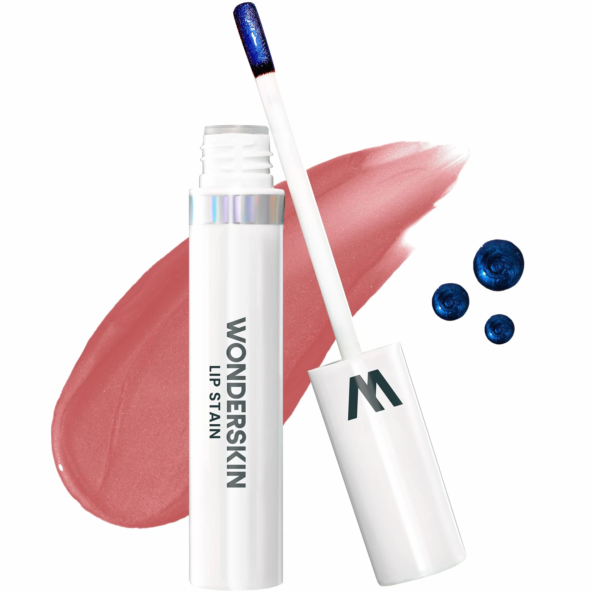Wonderskin Wonder Blading Mascarilla de Tinte Labial Nude Larga Duración Prueba Transferencia