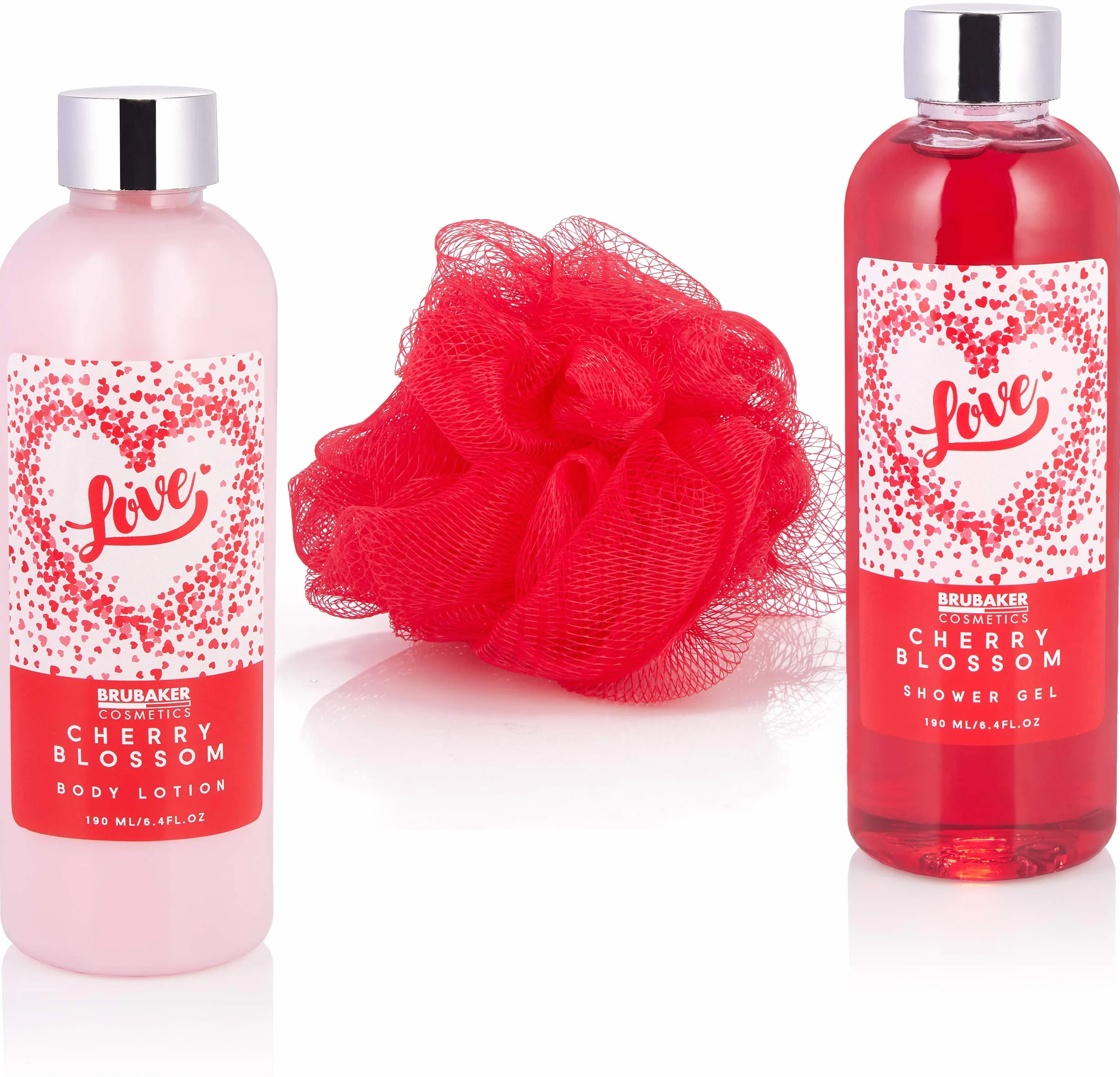 BRUBAKER Cosmetics Set de baño y ducha Love Flor de cerezo 8 piezas