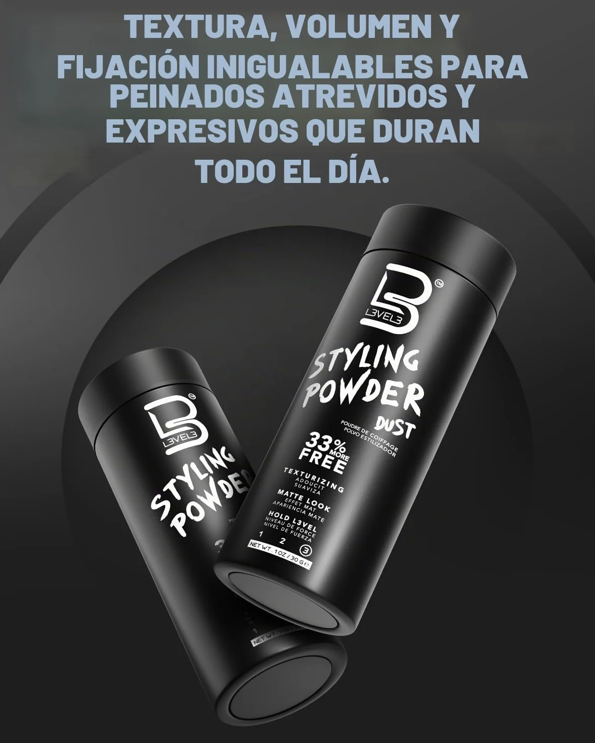 L3VEL3 Styling Powder For Men 1 oz