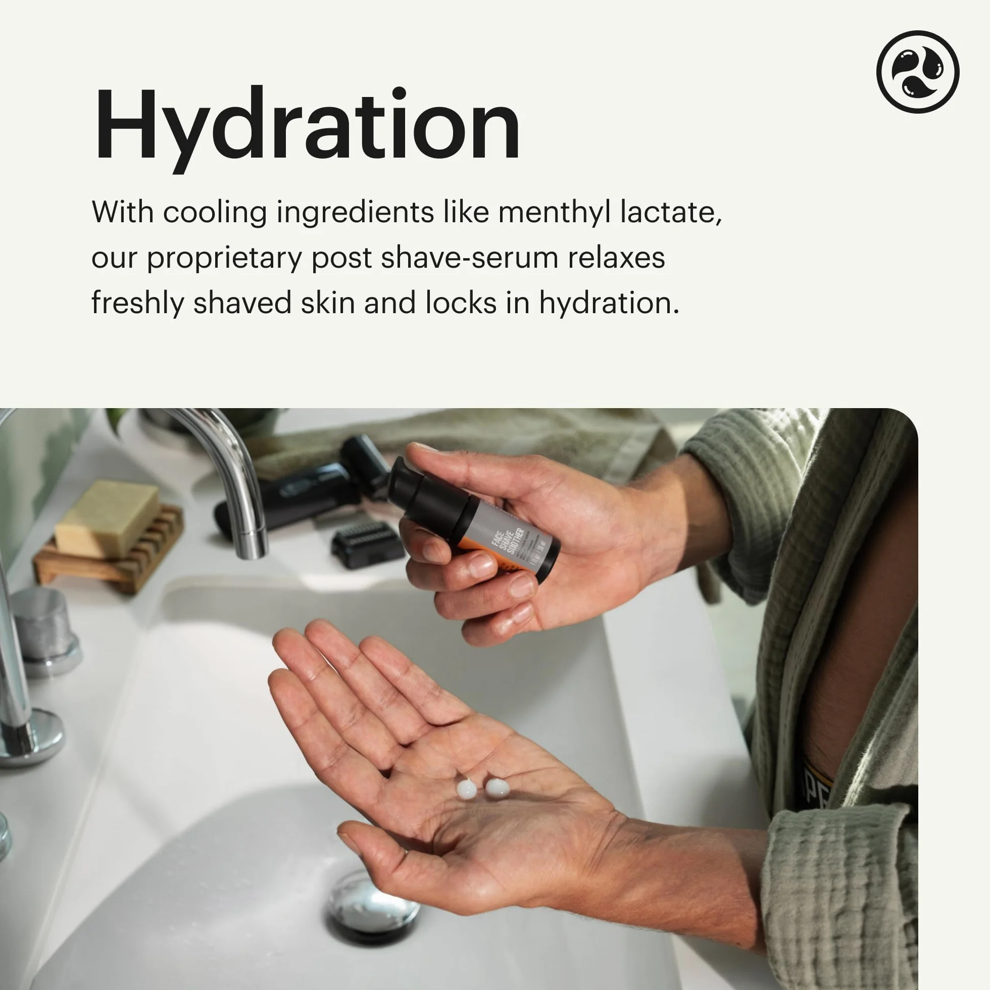 MANSCAPED® Face Shave Soother, suero post afeitado para hombres, 28 ml