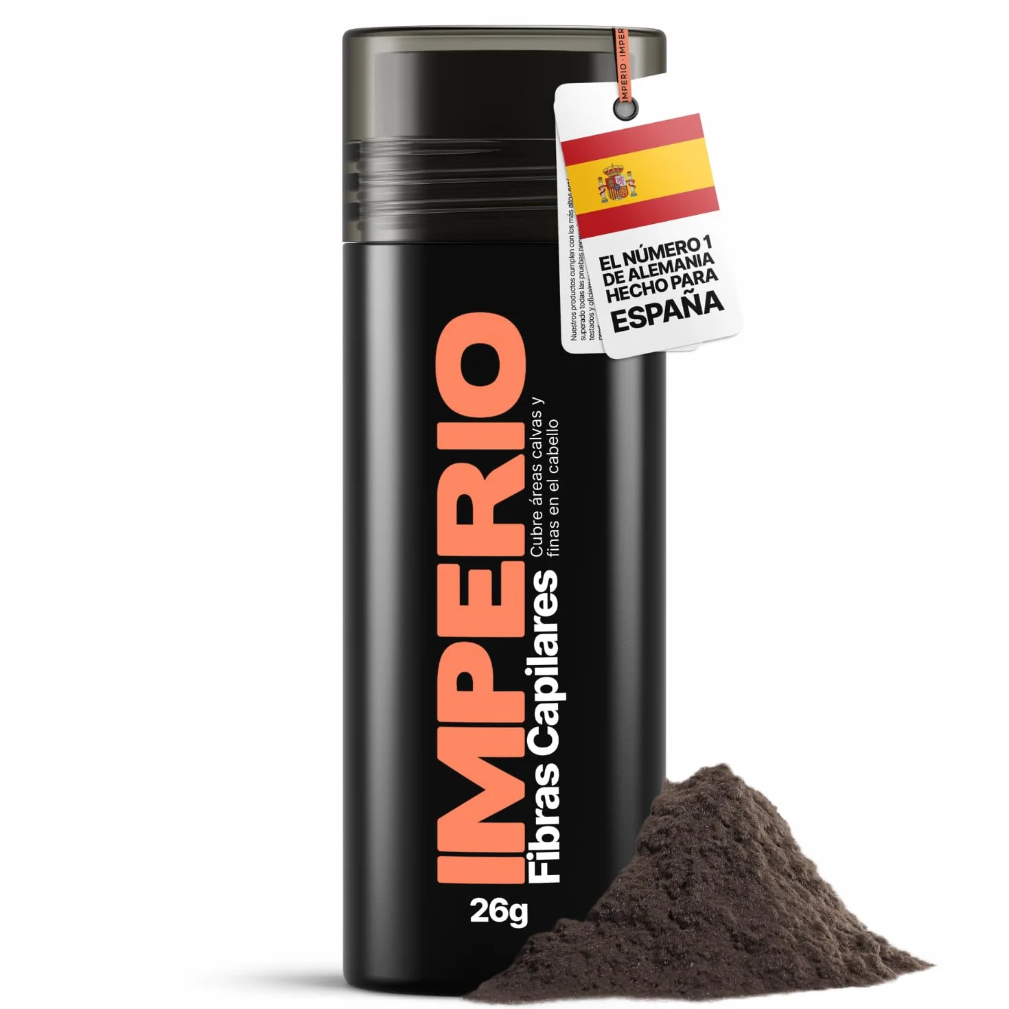 IMPERIO Microfibras Capilares Densificador Cabello 26g Castaño Oscuro