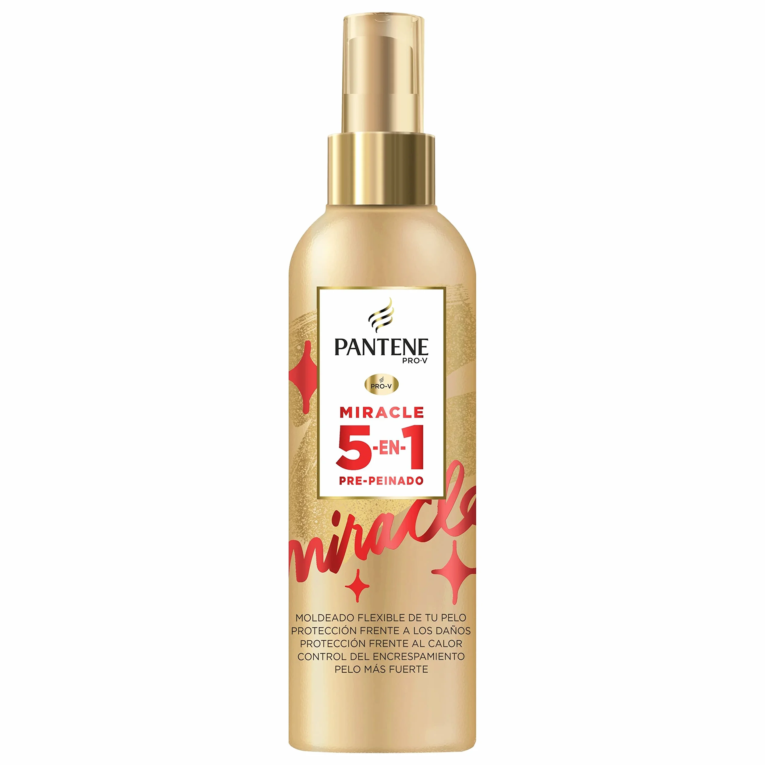 Pantene Pro-V Spray Miracle 5-In-1 Protector del Cabello Antes del Peinado y Protector Frente Al Calor, Spray Moldeador, 200 ml