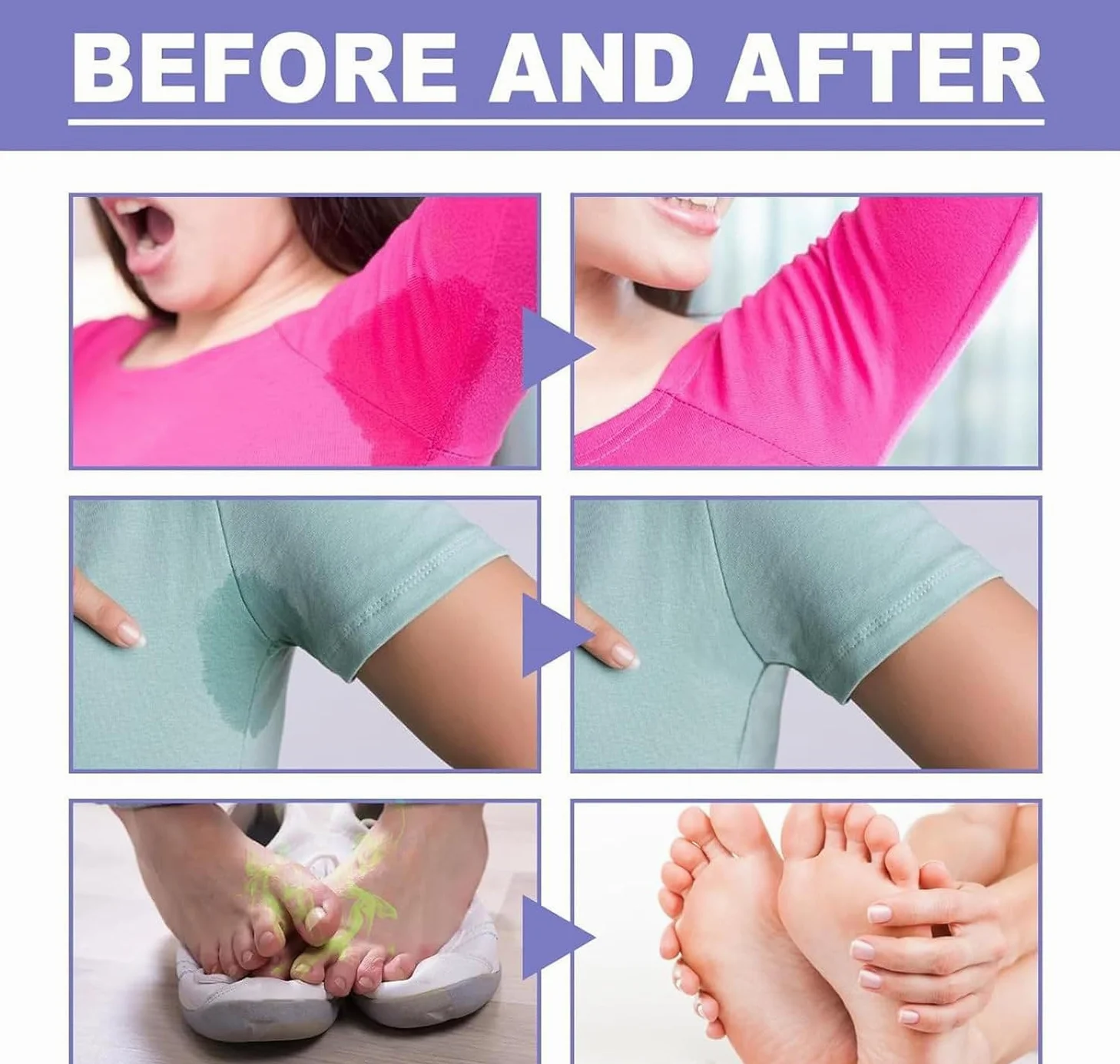 Desodorante corporal, desodorante unisex, fragancia para todo el cuerpo, que se mantiene fresco de la cabeza a los pies 2 unidad
