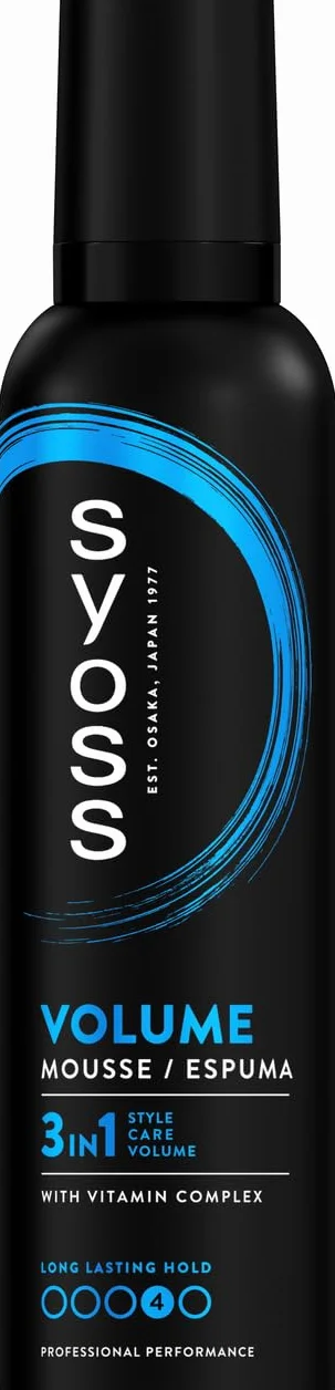 Syoss Espuma pelo Volumen Lift 2 uds 250 ml Total 500ml 48 horas fijación fuerte volumen