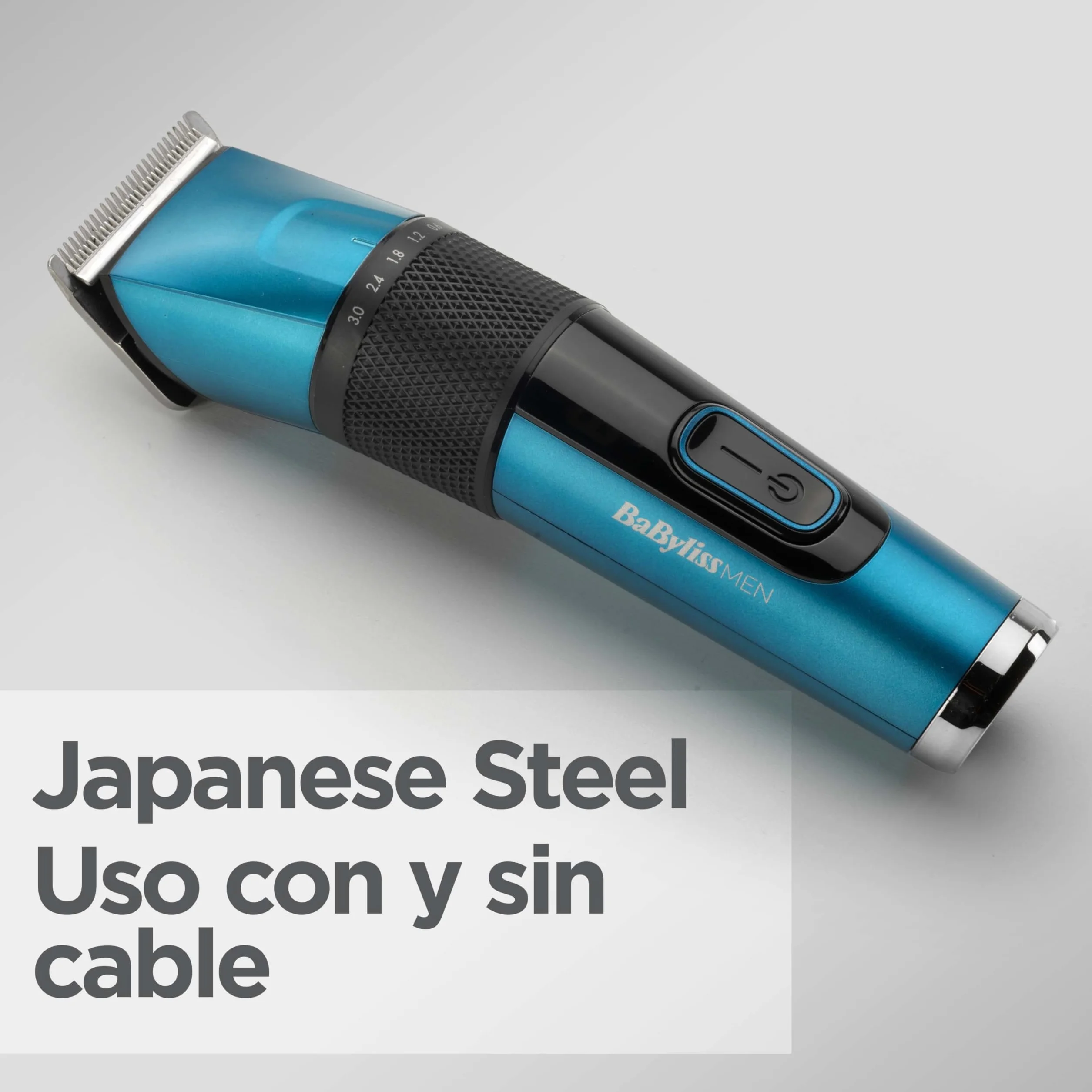 BaByliss Cortapelos Japanese Steel E990E Inalámbrico 160 min Batería Litio Carga Rápida 20 min 45 Longitudes Corte Estuche