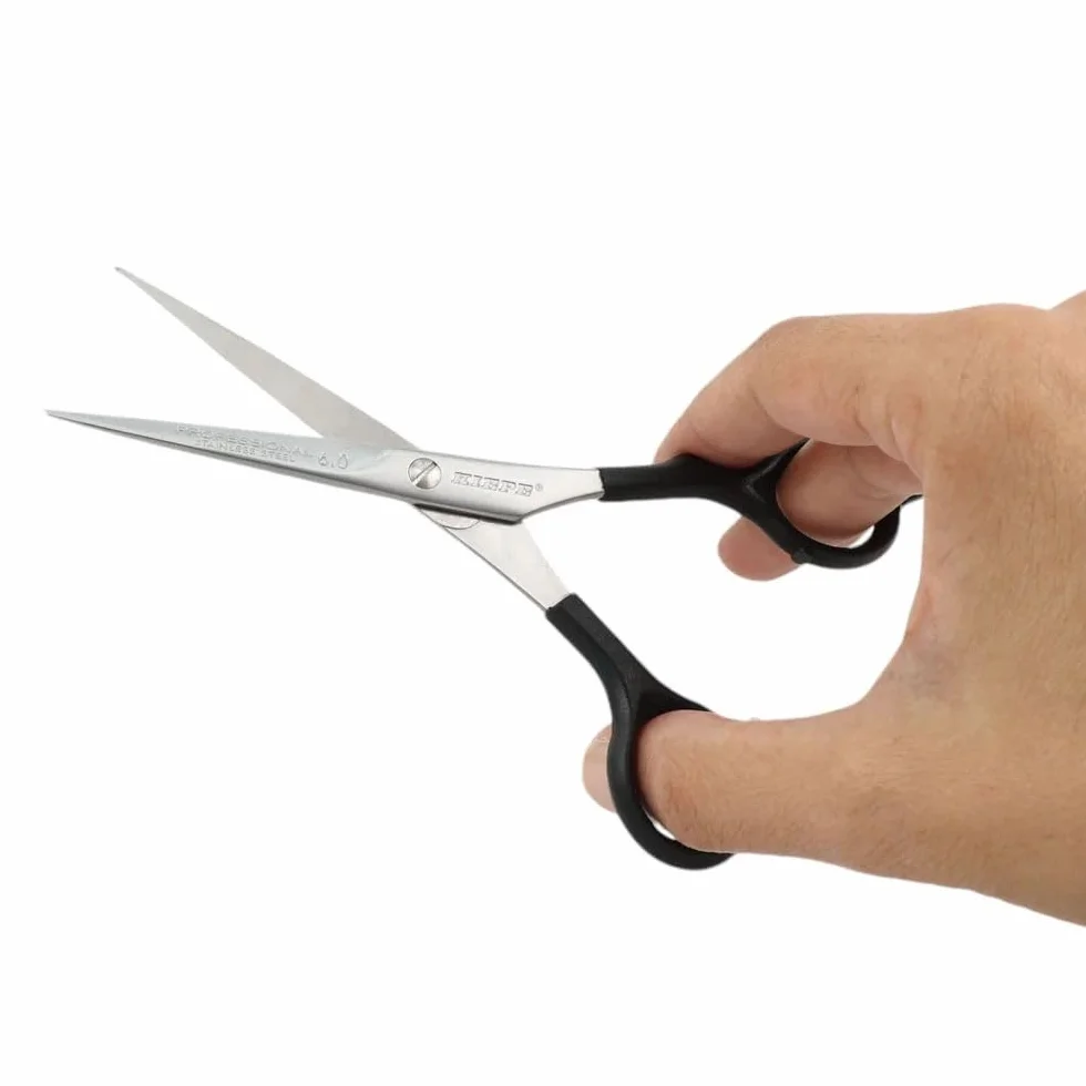 Kiepe 2115 Sonic Tijera profesional de corte 6 pulgadas acero inoxidable mango semi-offset